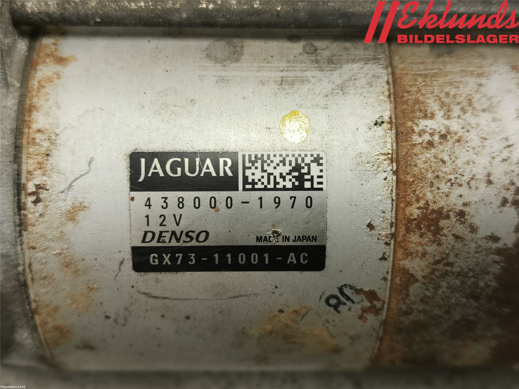 Jaguar XE (X760) 15-24 Startmotor Diesel
