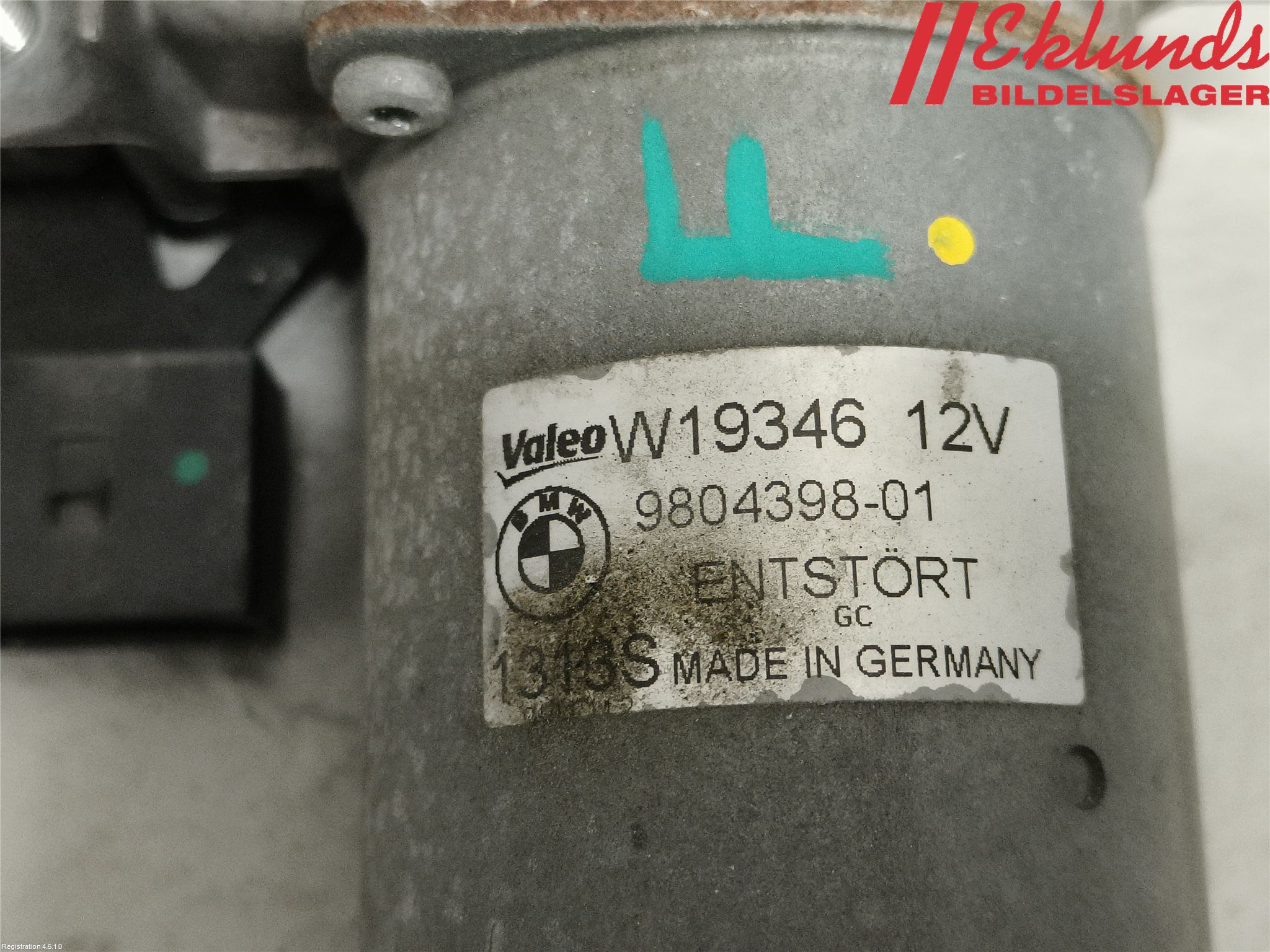 Mini COUPE R56 05-14 Torkarmotor Vindruta