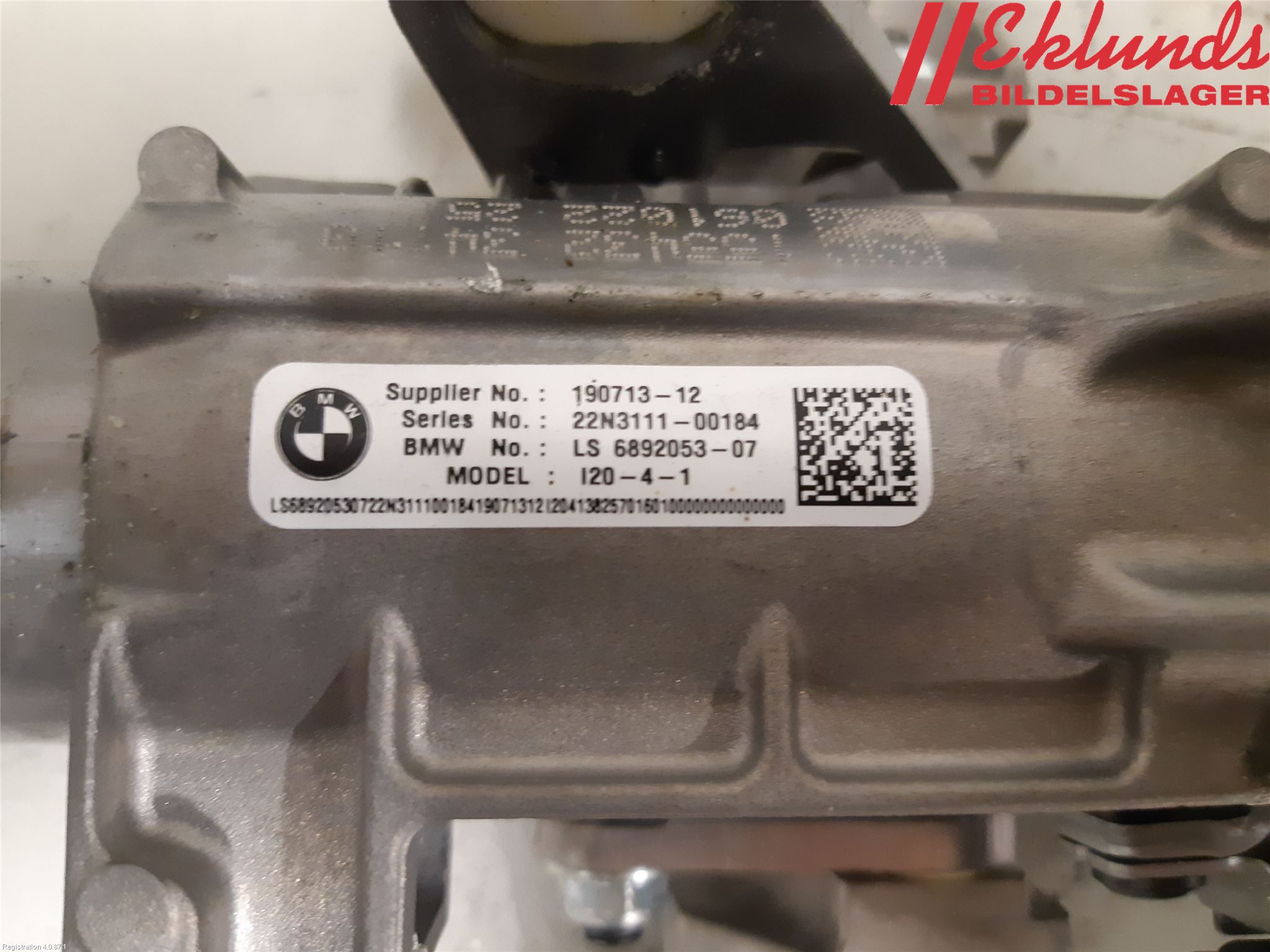 BMW iX I20 22- Rattaxelagg Justerbart