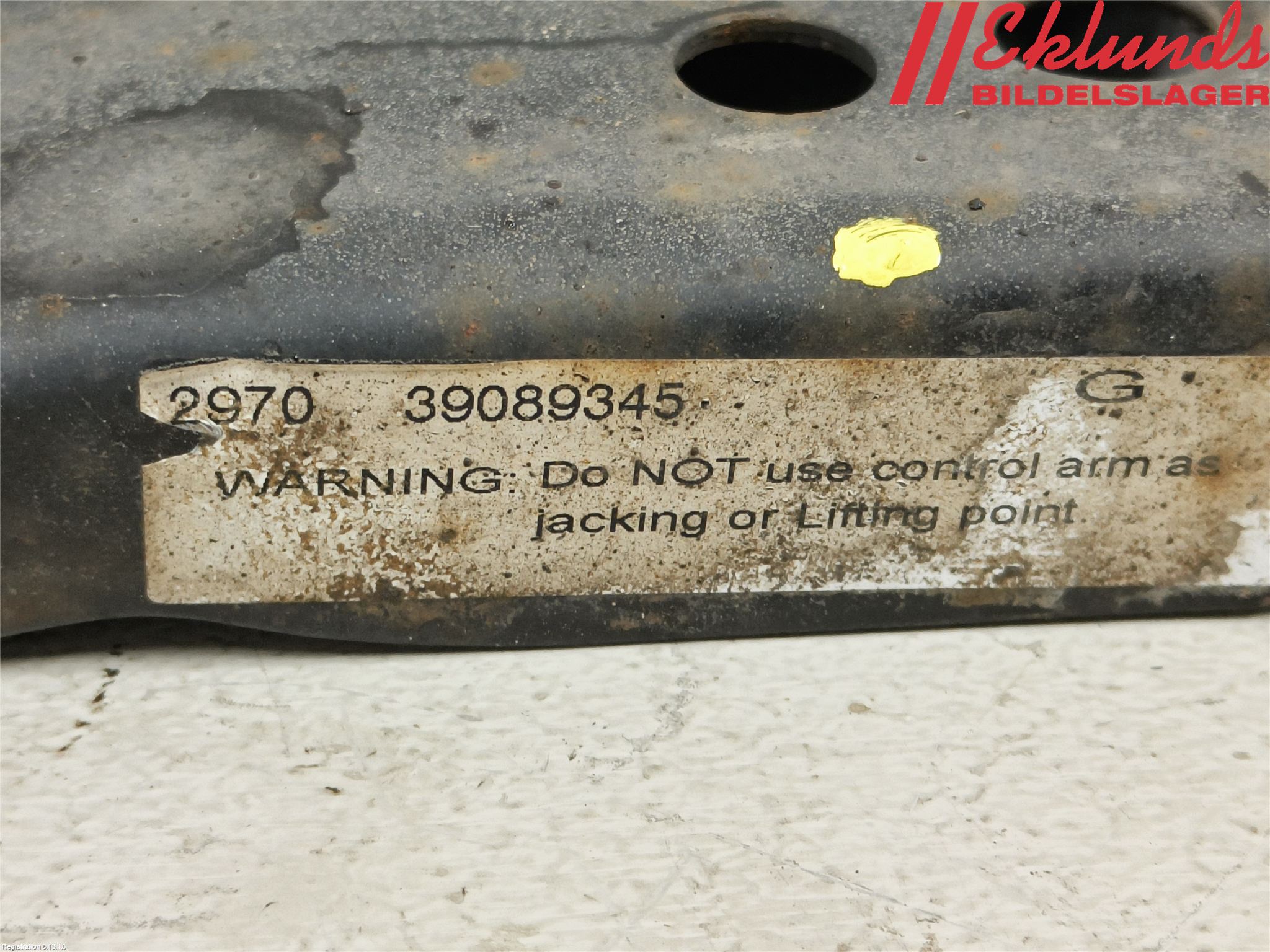 Opel ASTRA K 16-22 Bärarm Fram Undre Hö