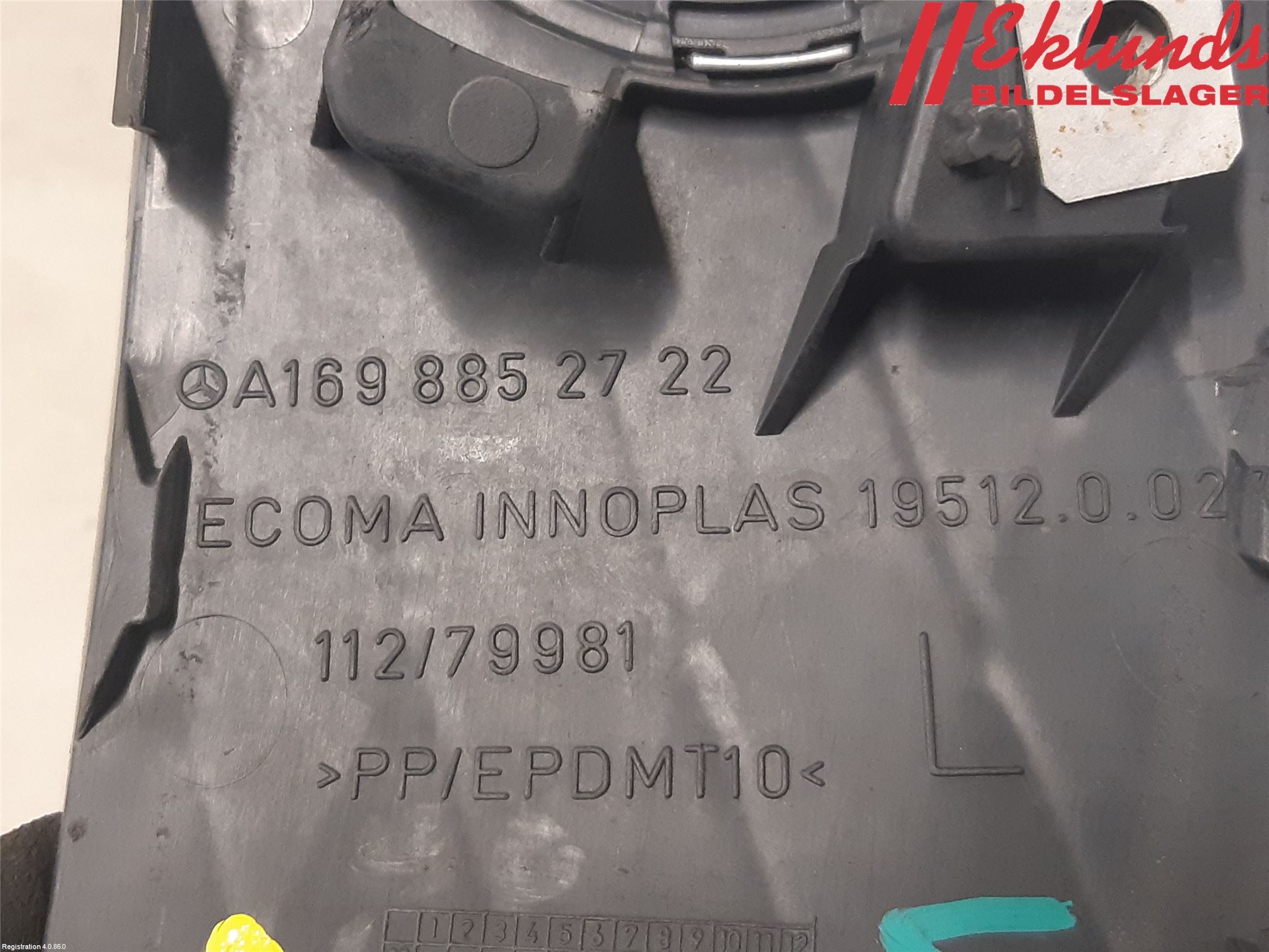 Mercedes-Benz MB B-KLASS (W245) 05-12 Dimljussarg Fram