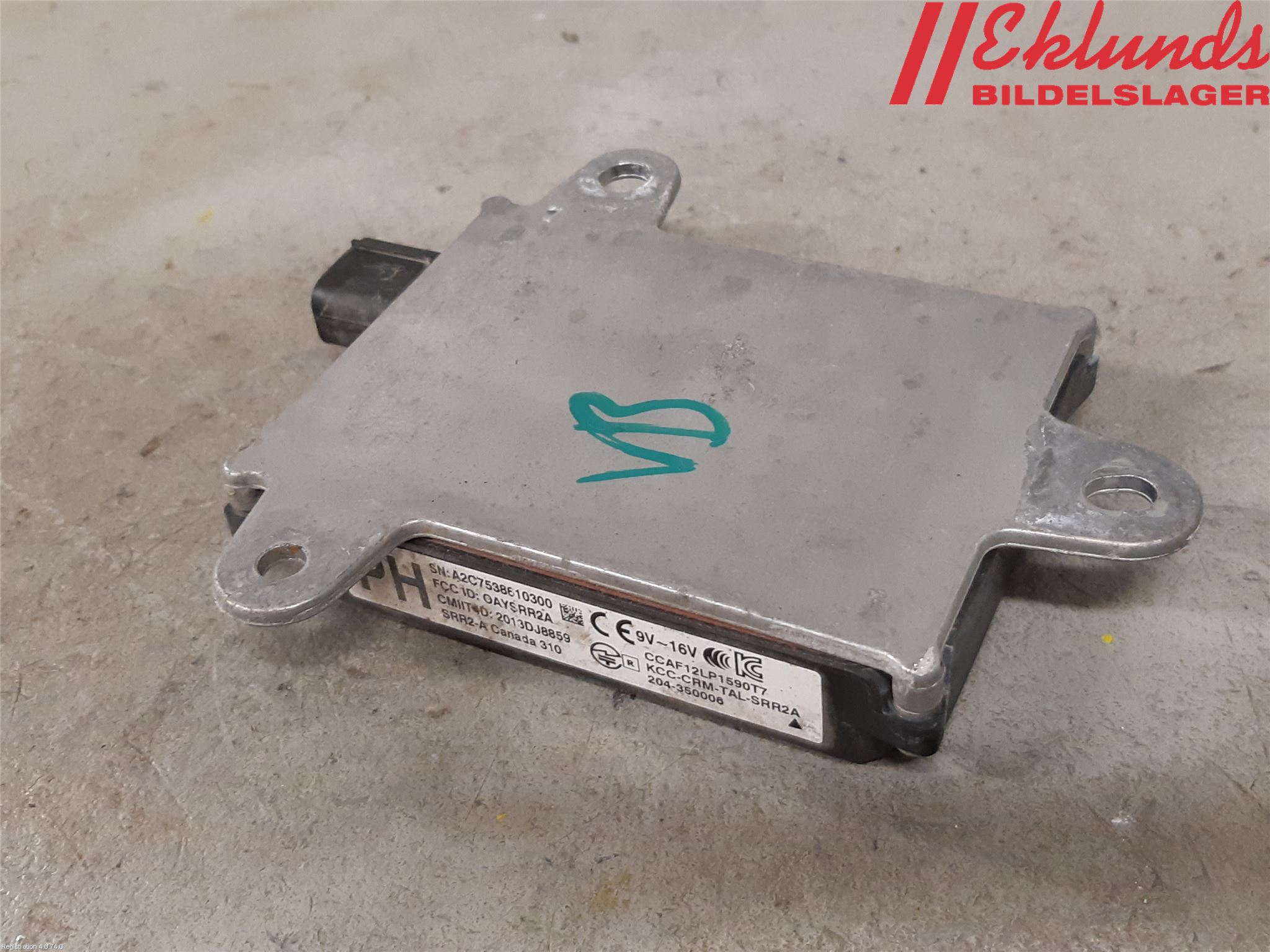 Toyota PRIUS (ZVW50) 16-21 Sensor Aktivt Kollisionsskydd