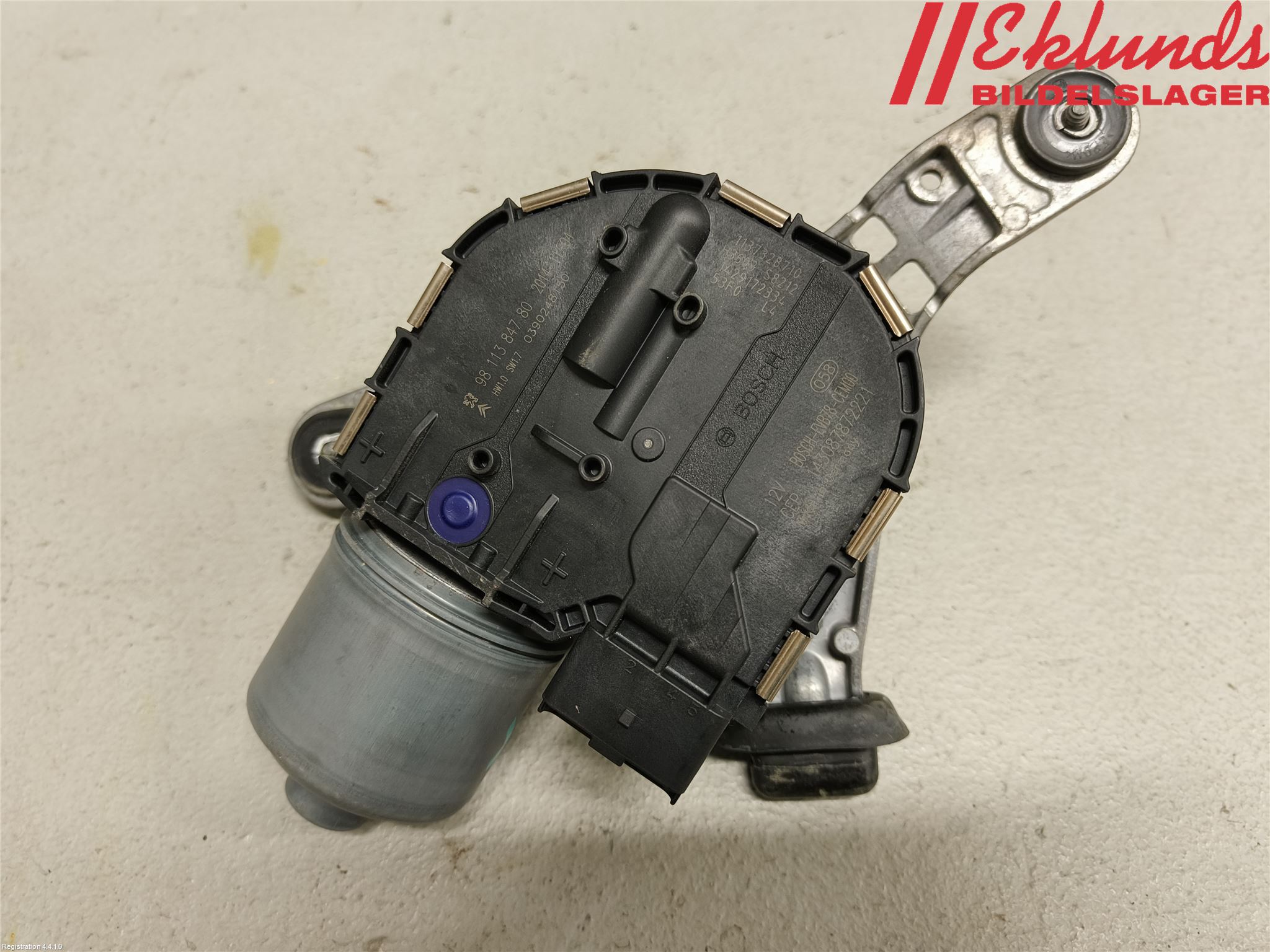 Citroen C4 GRAND PICASSO 14-18 Torkarmotor Vindruta