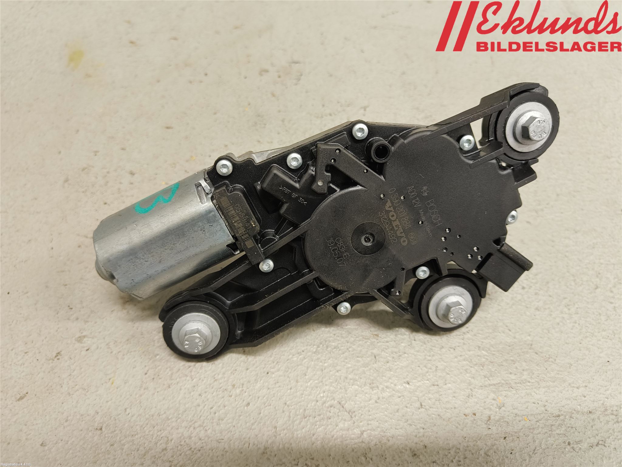 Volvo V40 CROSS COUNTRY 13-19 Torkarmotor Baklucka