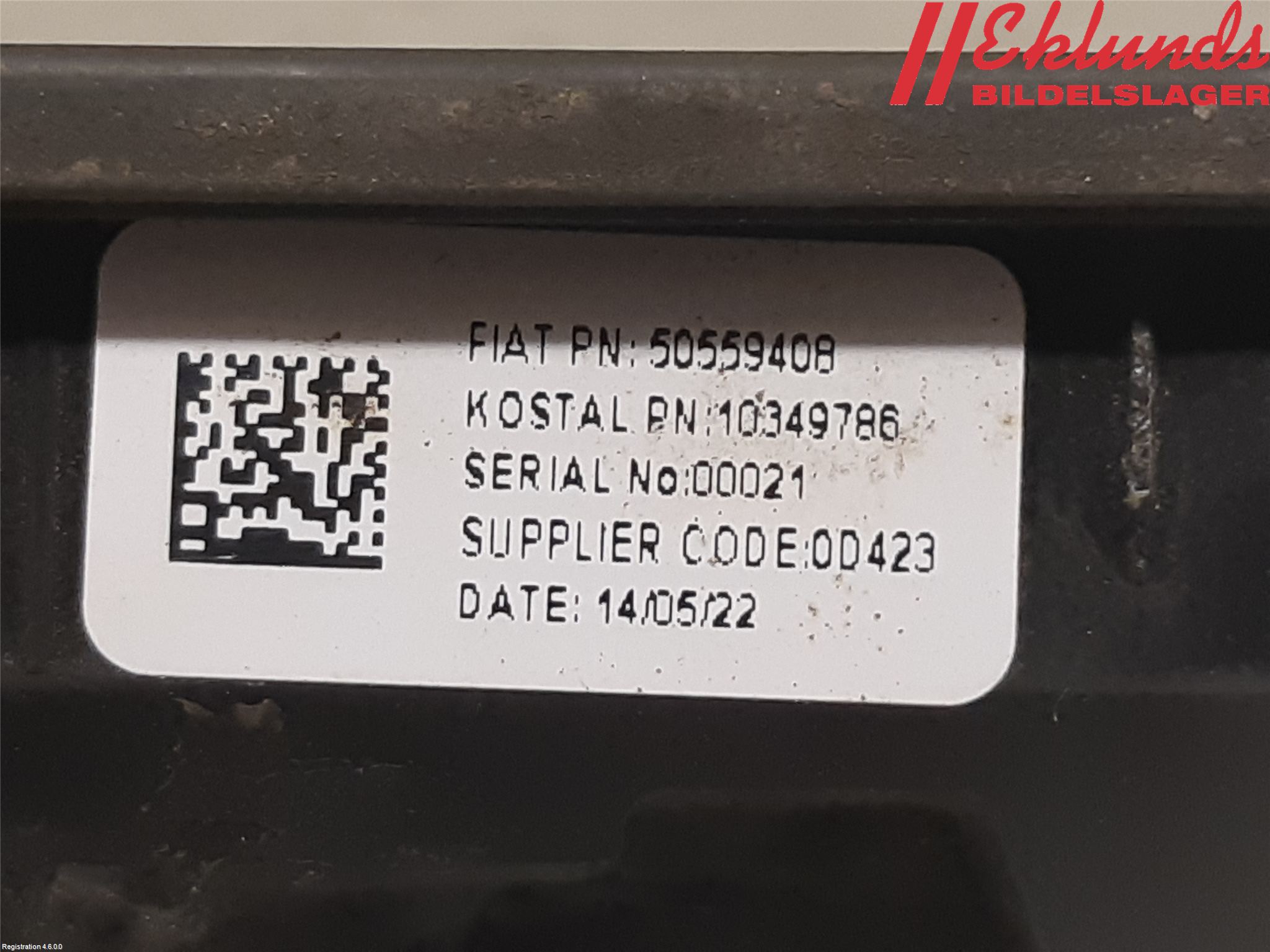 Fiat 500e 20- Bakluckehandtag