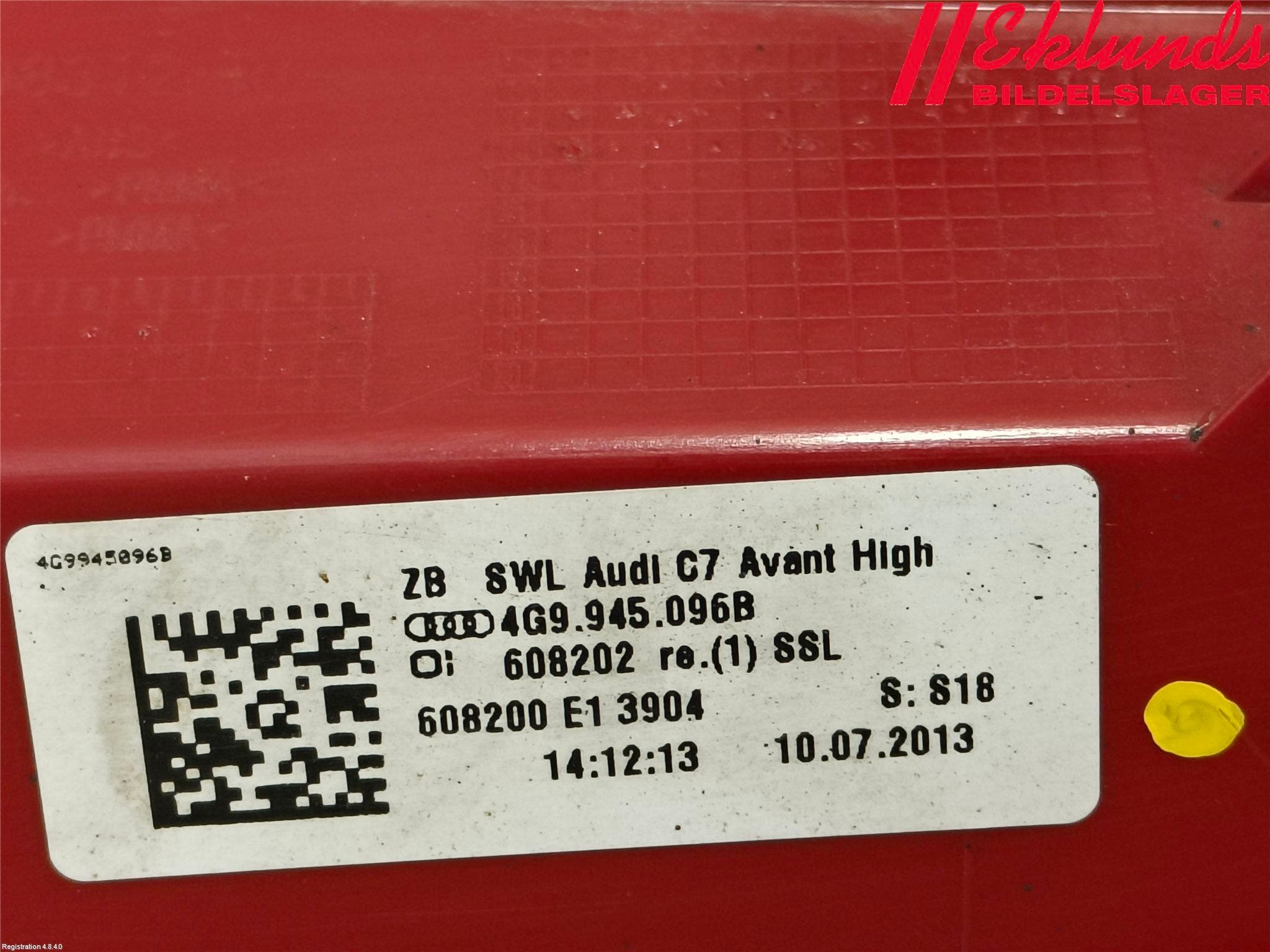 Audi A6/S6 4G 11-18 Bakljus Höger