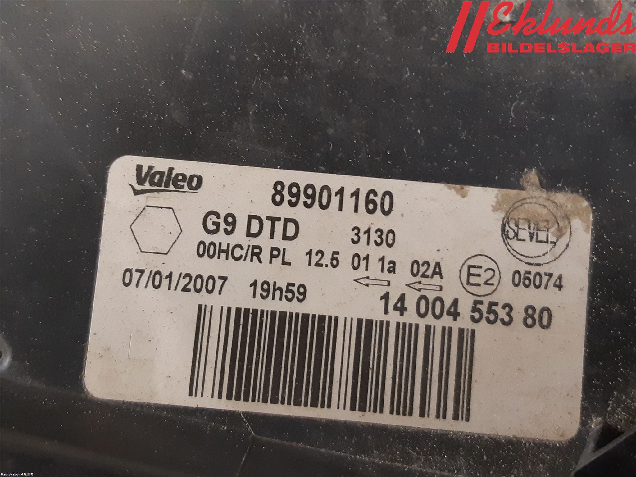 Citroen JUMPY 07-16 Strålkastare Höger