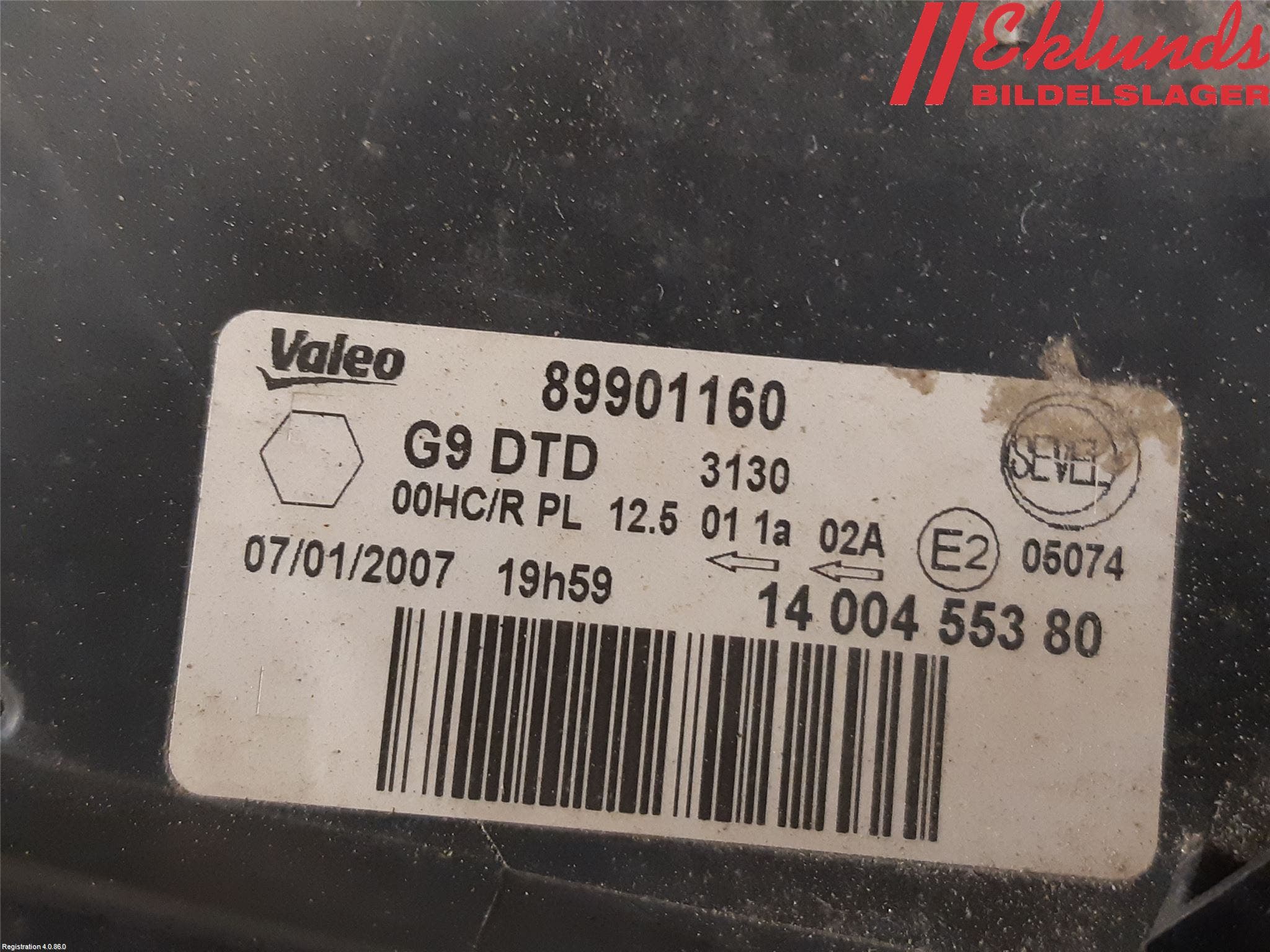 Citroen JUMPY 07-16 Strålkastare Höger