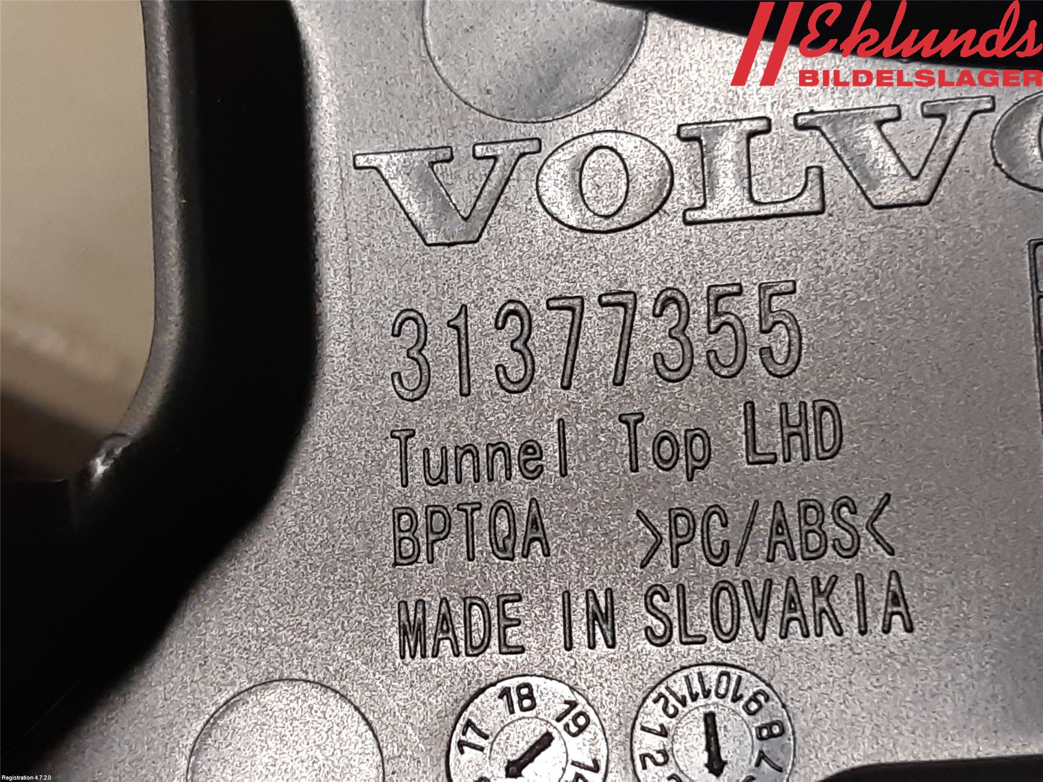 Volvo XC90/RECHARGE 16- Inr Tunnelfack