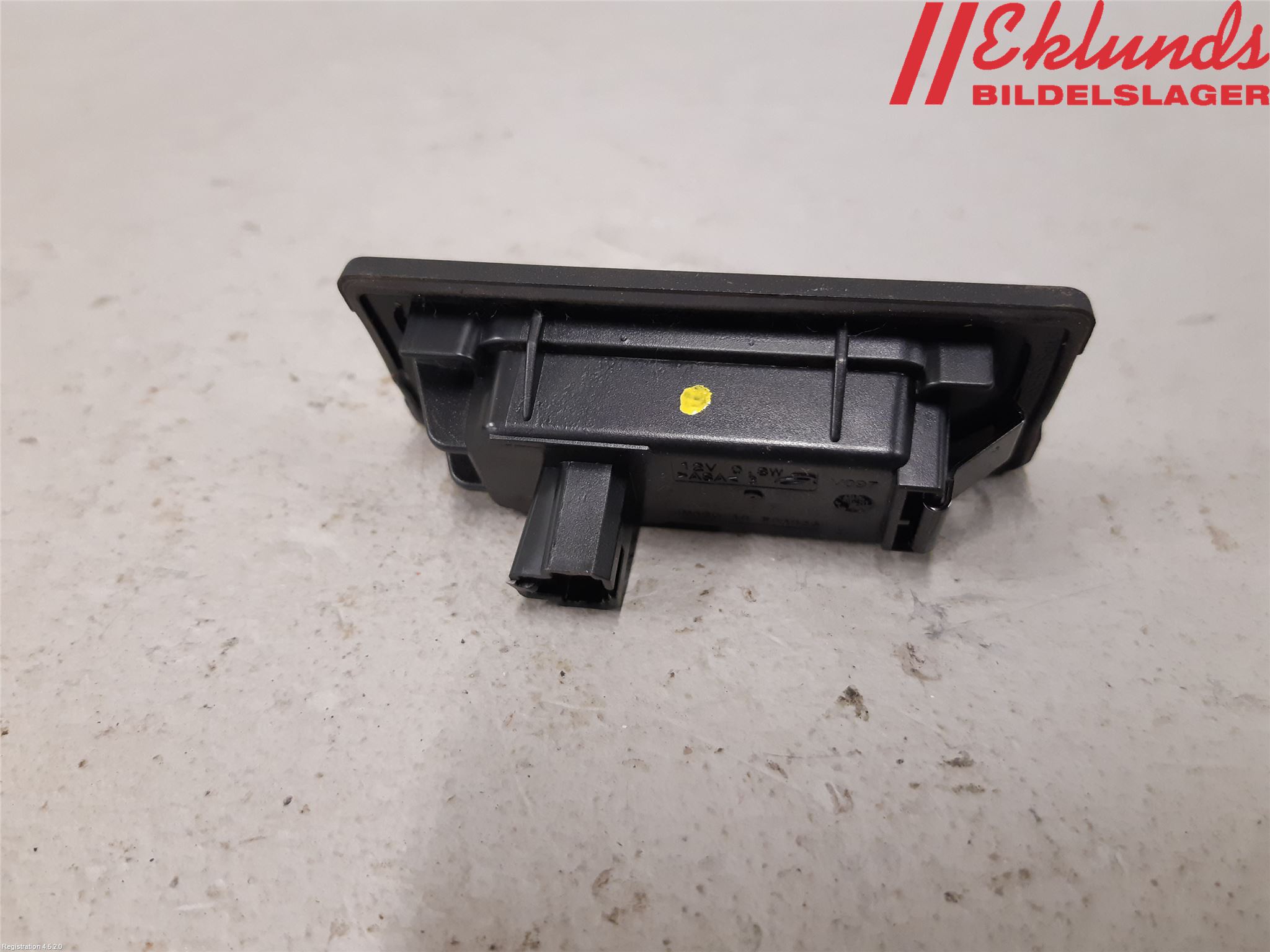 Volkswagen VW GOLF / E-GOLF VII 13-20 Skylt Belysning