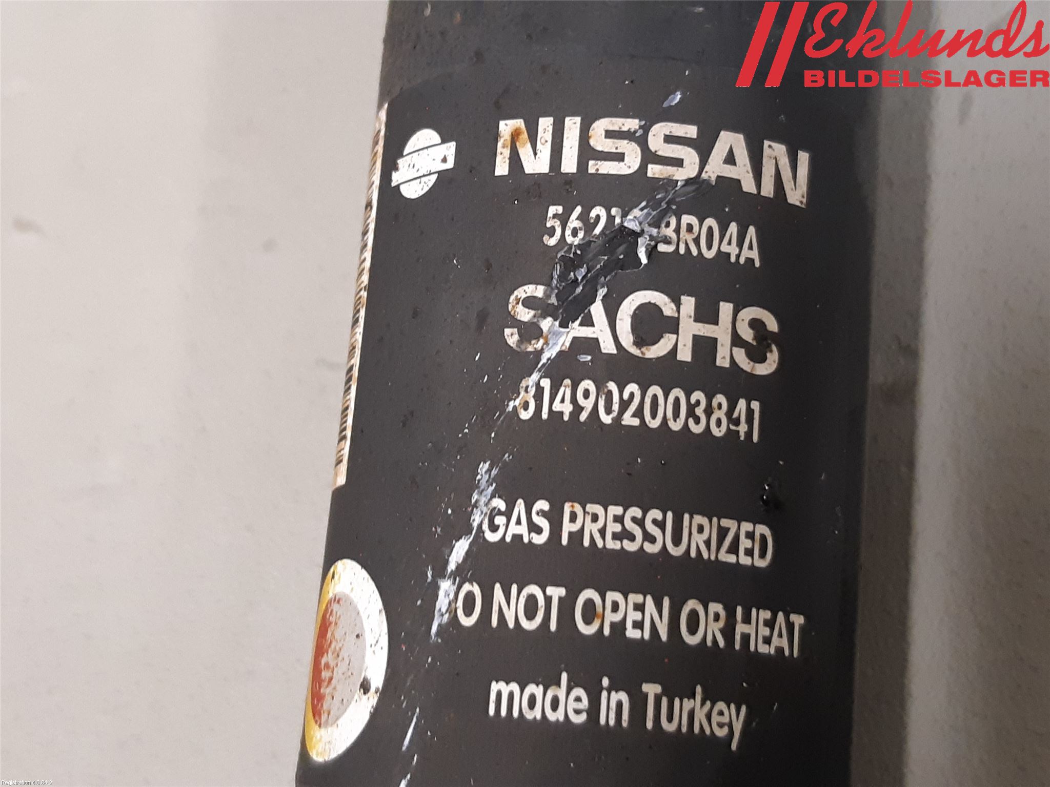 Nissan QASHQAI 10-14 Stötdämpare Bak