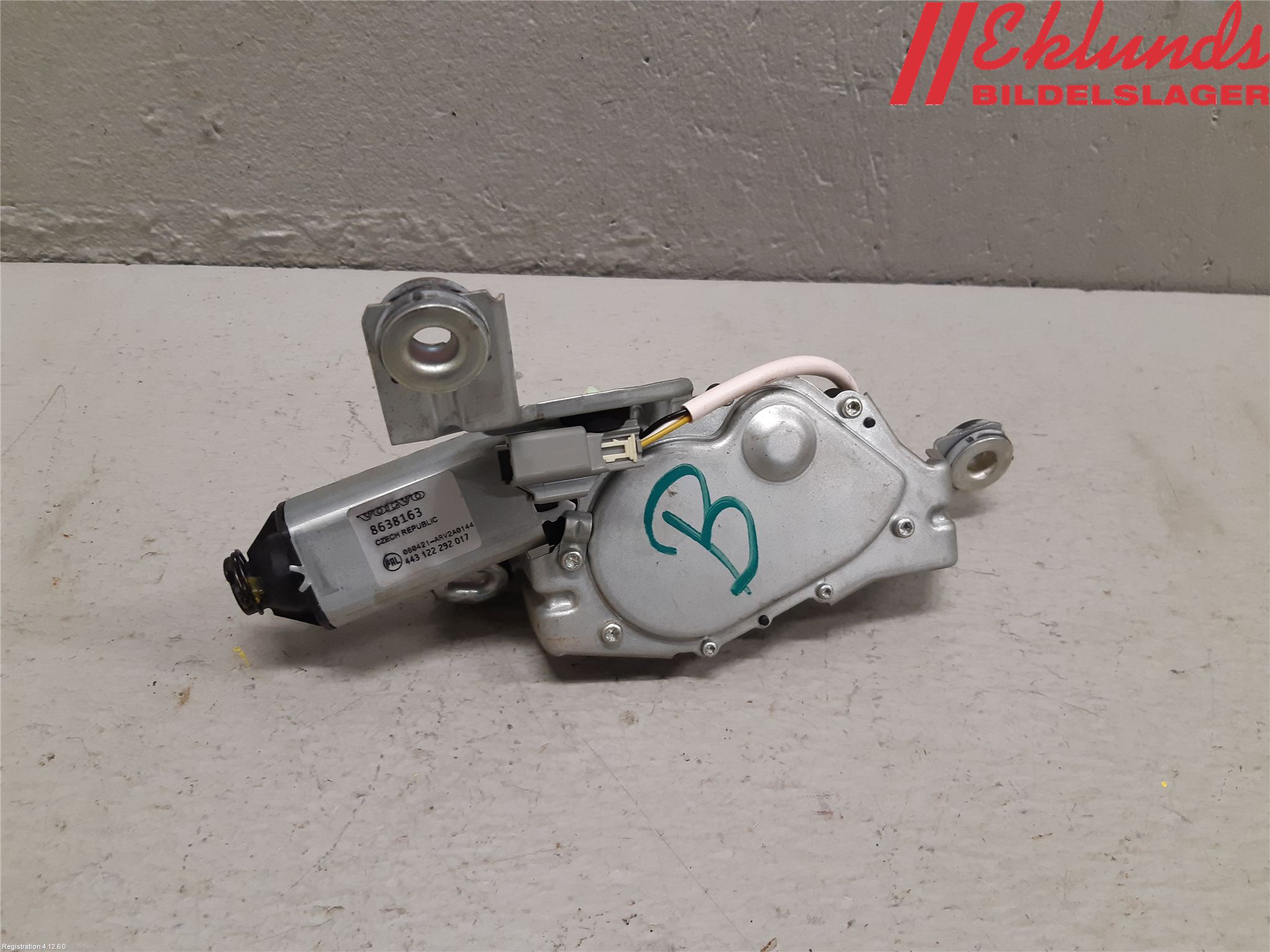 Volvo XC90 07-14 Torkarmotor Baklucka