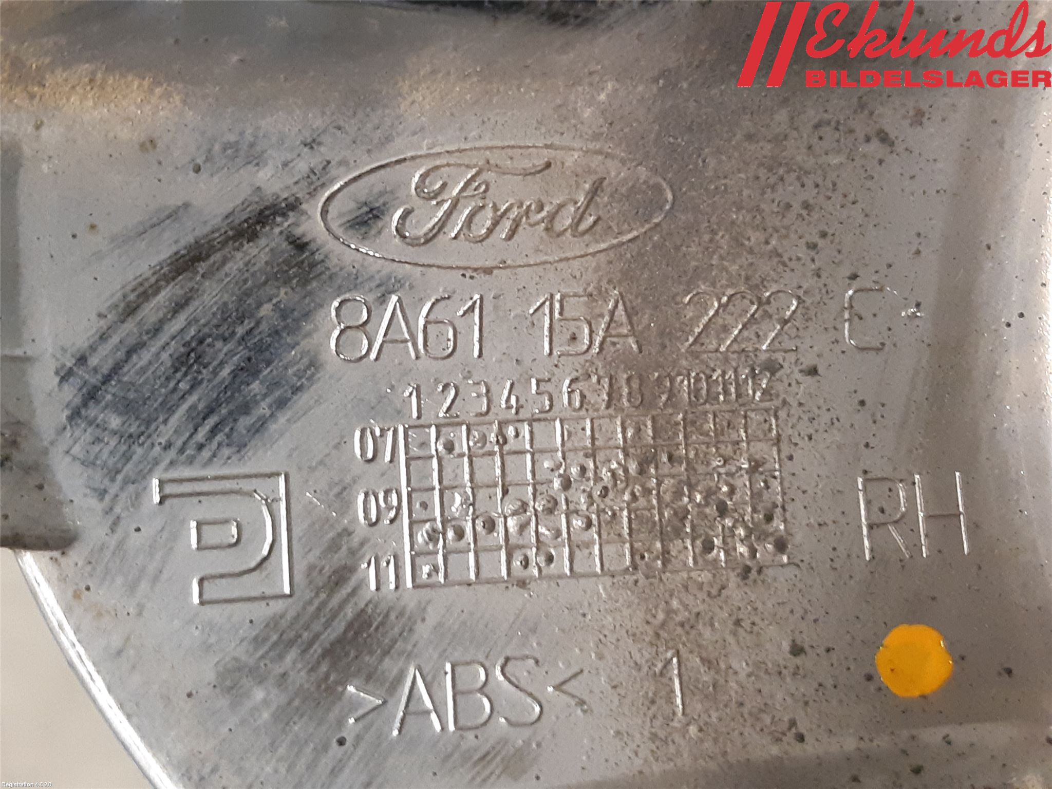 Ford FIESTA 09-12 Dimljussarg Fram