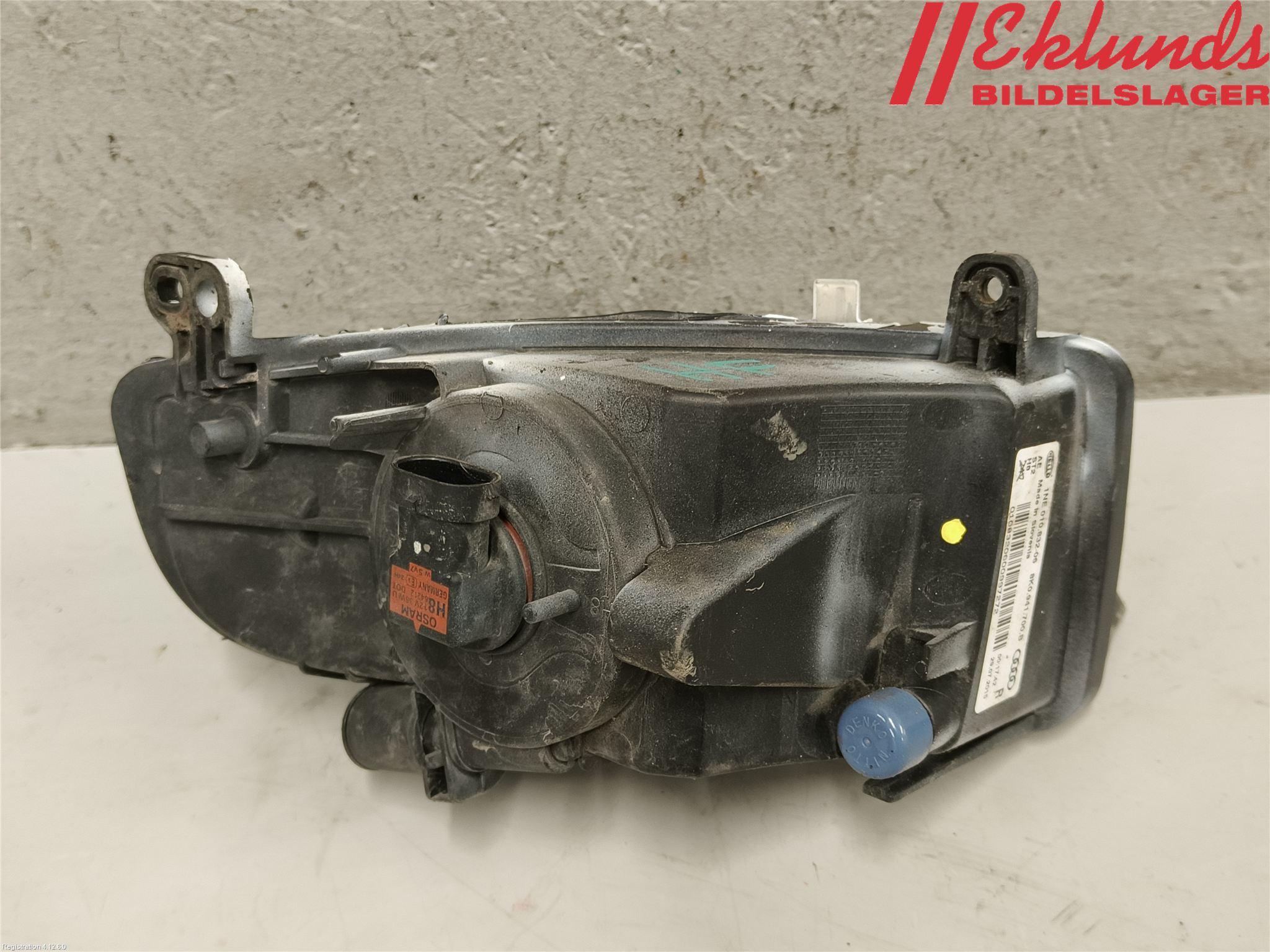 Audi A4 12-15 Dimljus-Varselljus Fram