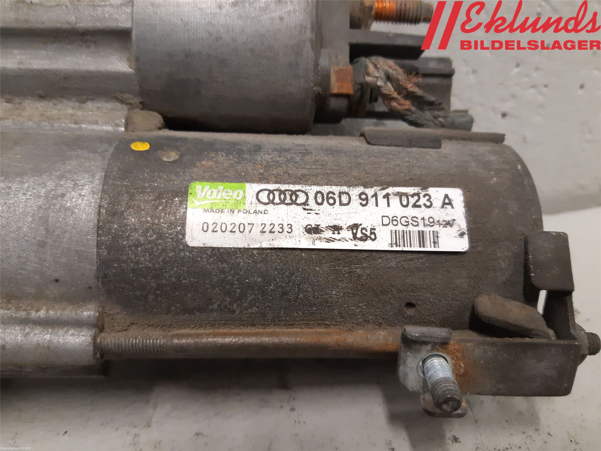 Audi A4/S4 05-07 Startmotor