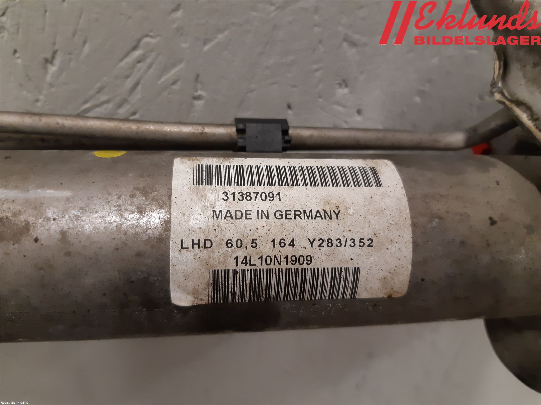 Volvo S60 11-13 Styrväxel Servo -Snäcka