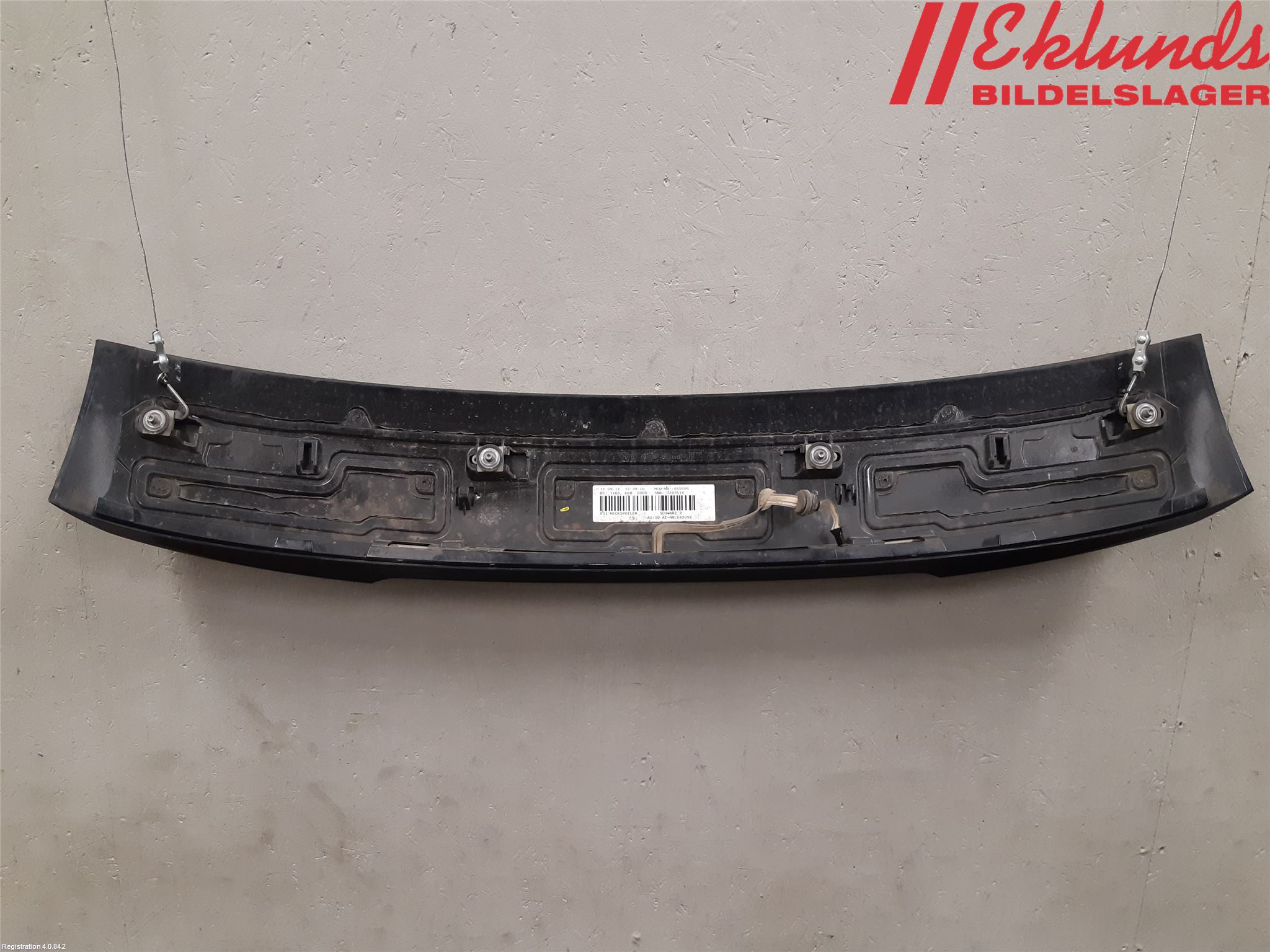 BMW 5 F10/F11/F18 09-17 Spoiler Baklucka