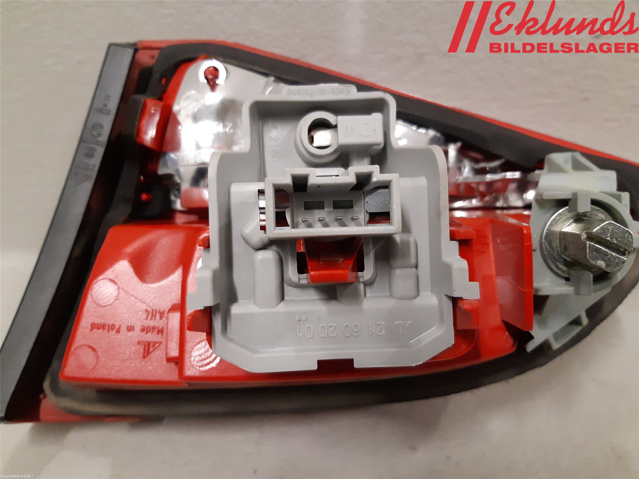 Audi A4/S4 08-11 Bakljus Lucka Vä