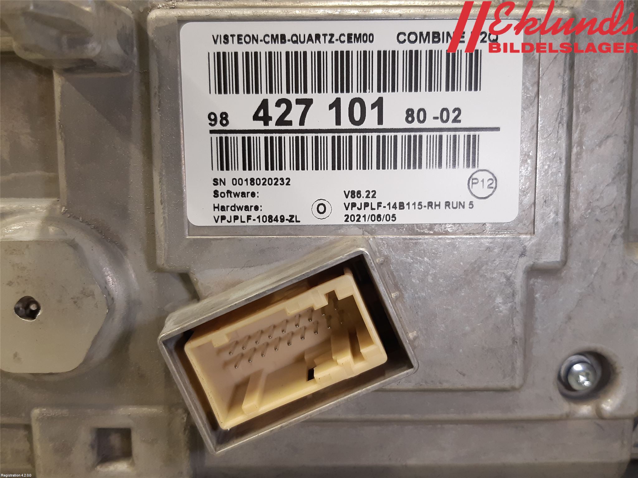 Peugeot 2008/E-2008 20- Instrument Komb