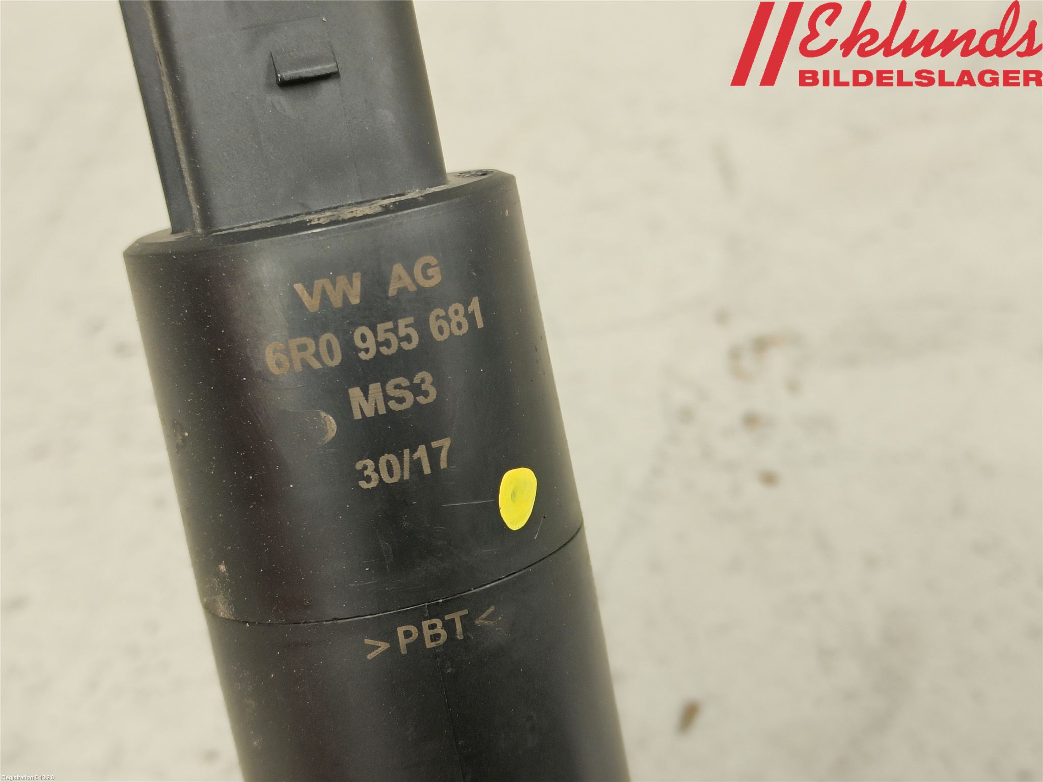 Volkswagen VW GOLF / E-GOLF VII 13-20 Spolarpump Högtryck