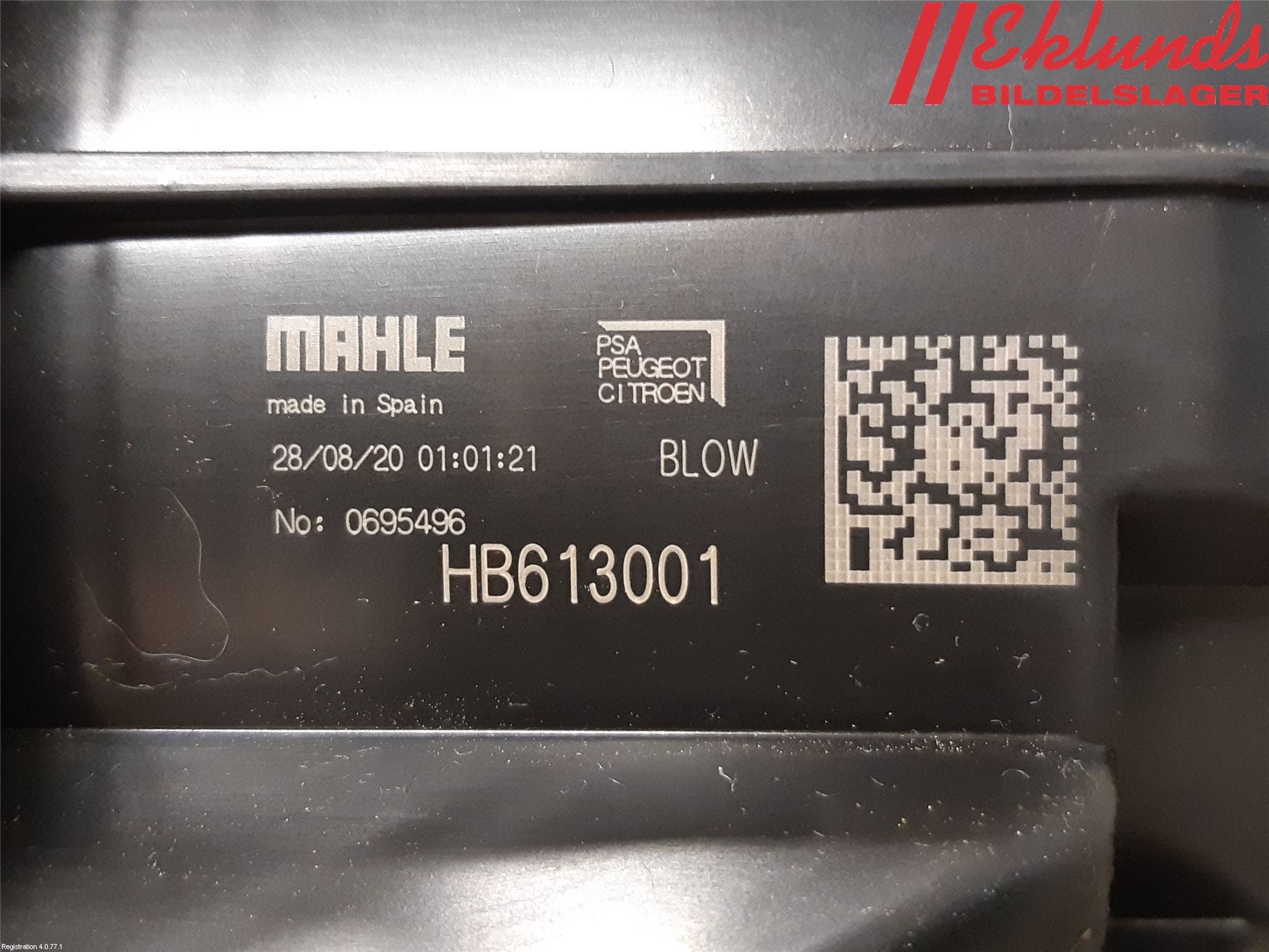 Citroen C3 AIRCROSS 18-23 Ac Värmefläkt