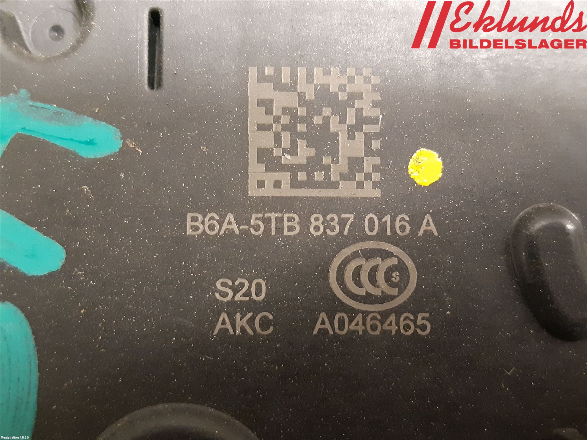 Volkswagen VW CADDY 16-20 Låskista-Dörrlås