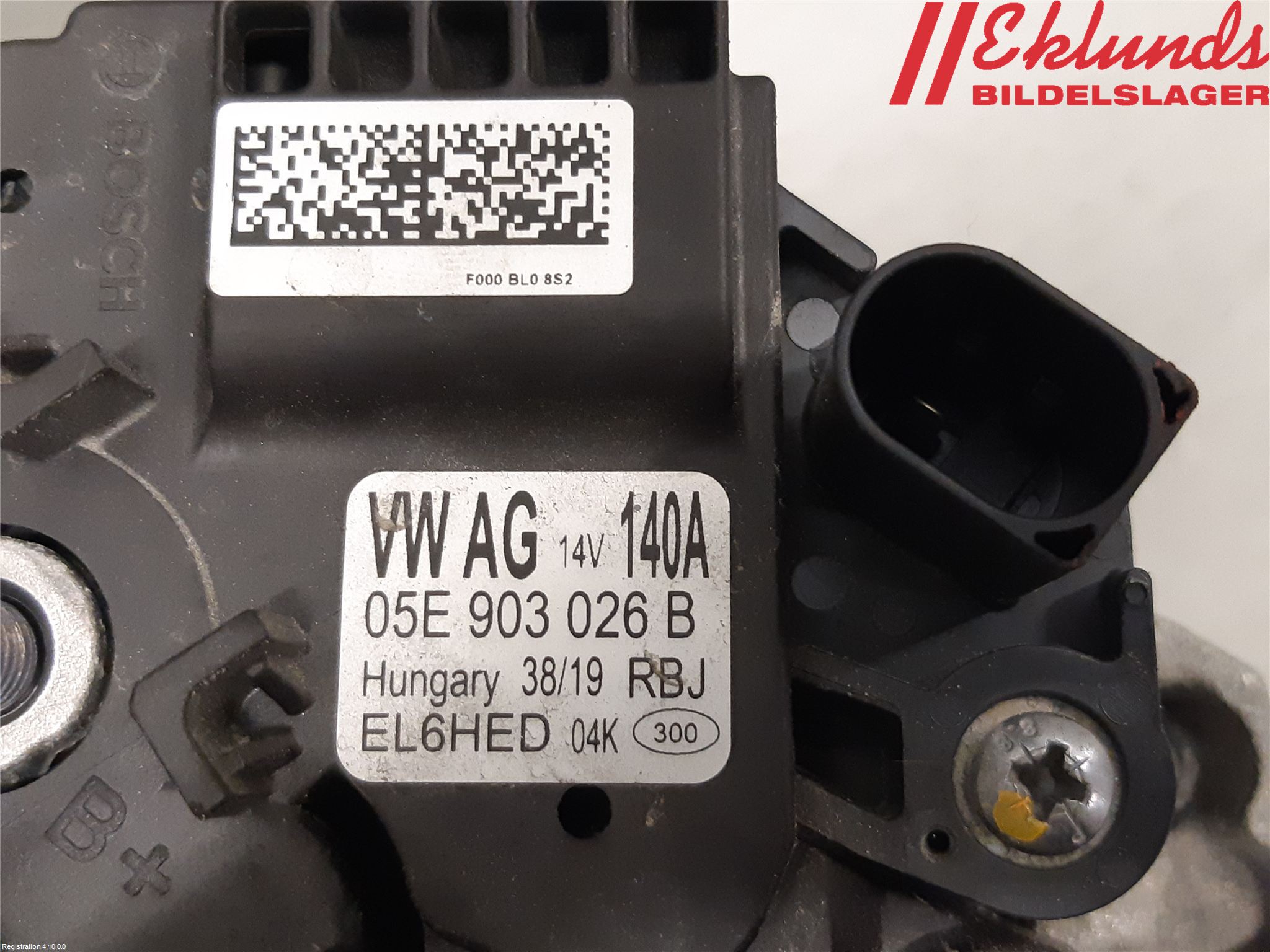 Volkswagen VW GOLF / E-GOLF VII 13-20 Generator