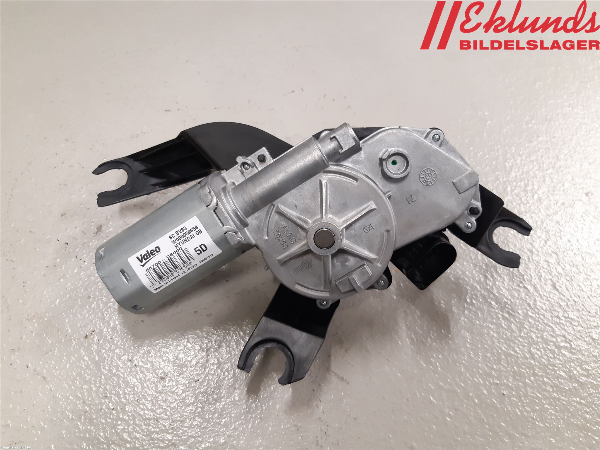 Hyundai i20 GB 15-20 Torkarmotor Baklucka