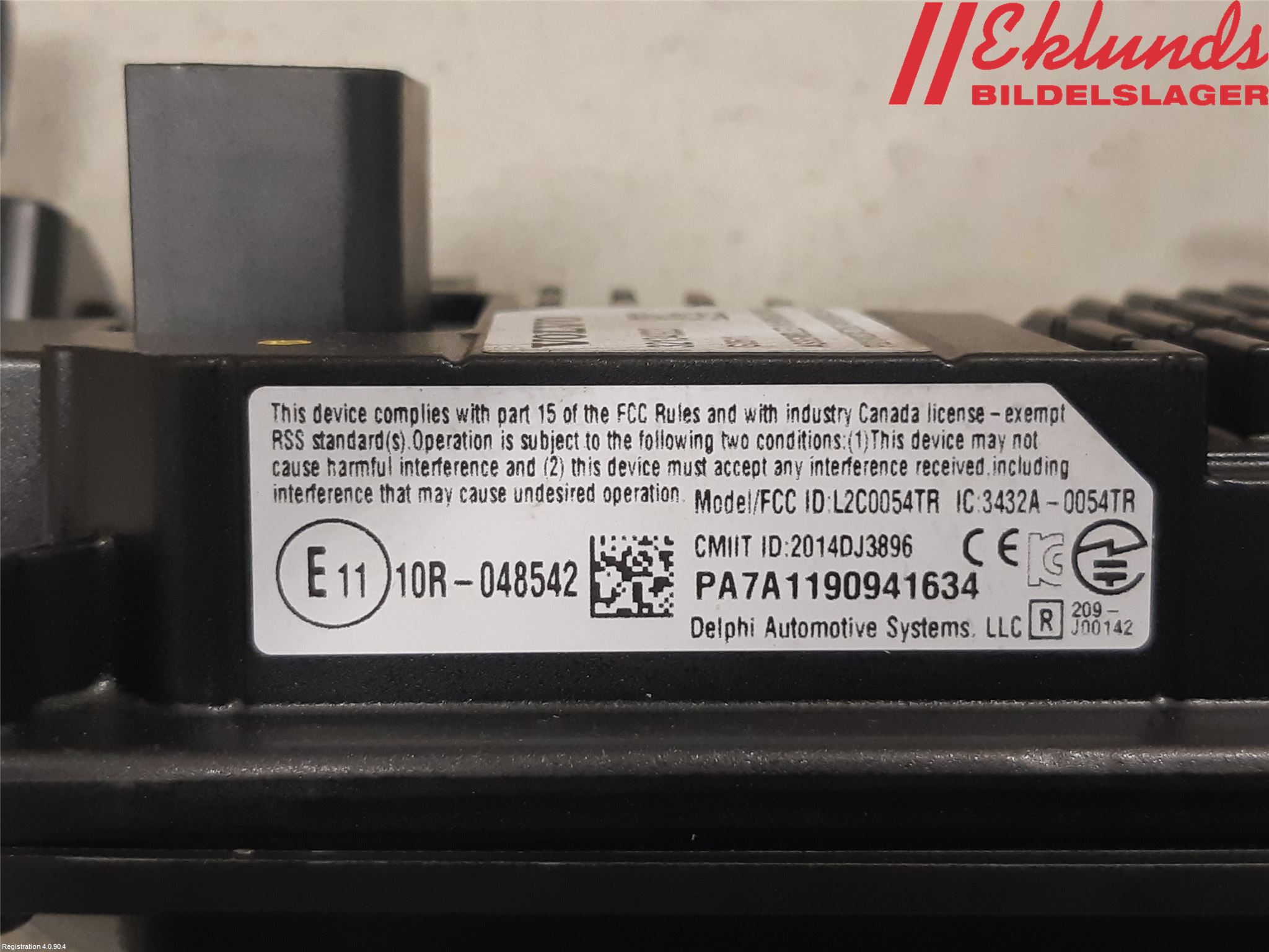 Volvo XC60 18- Sensor Aktivt Kollisionsskydd