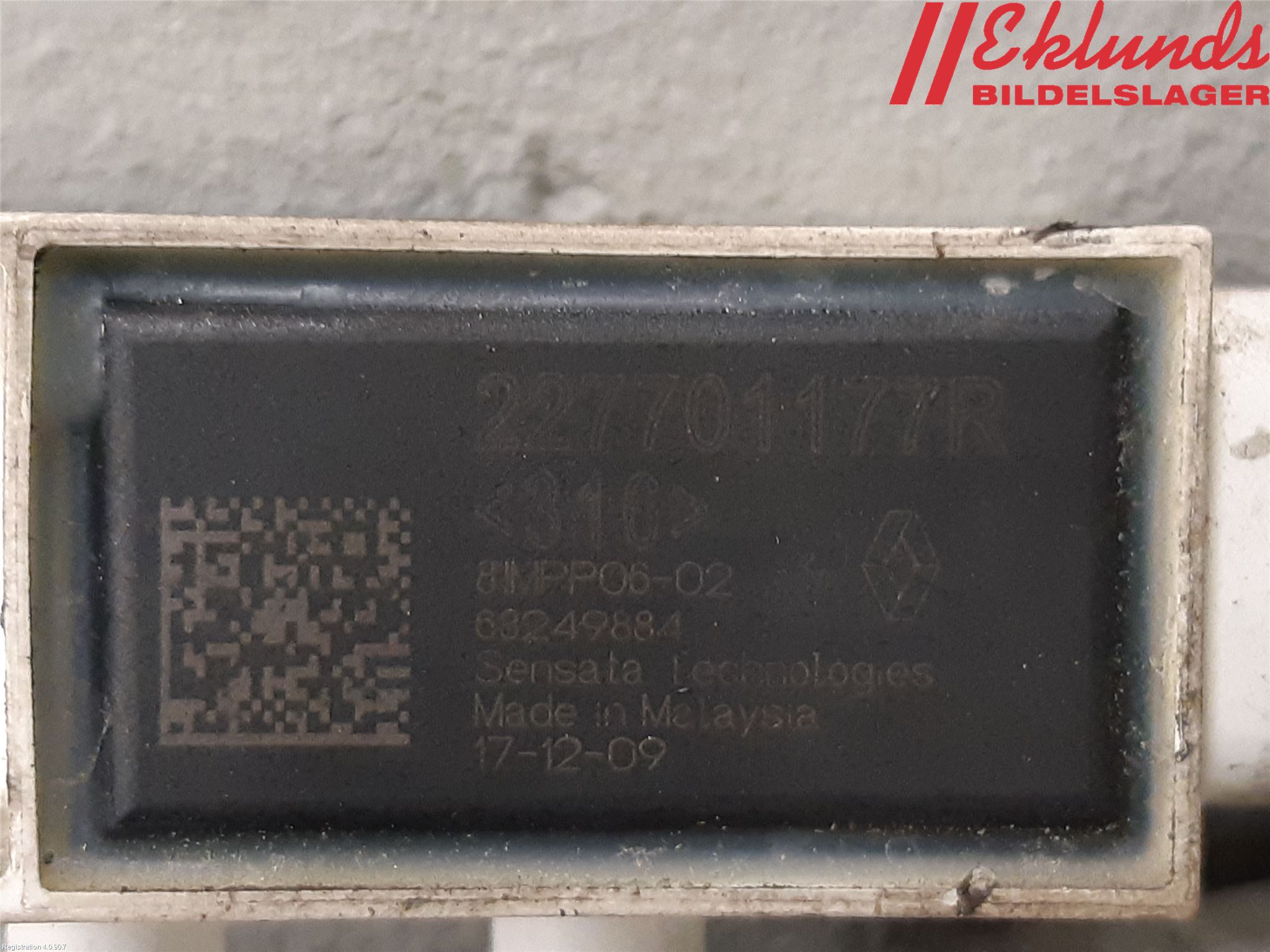 Renault MEGANE IV 16-23 Sensor Avgas