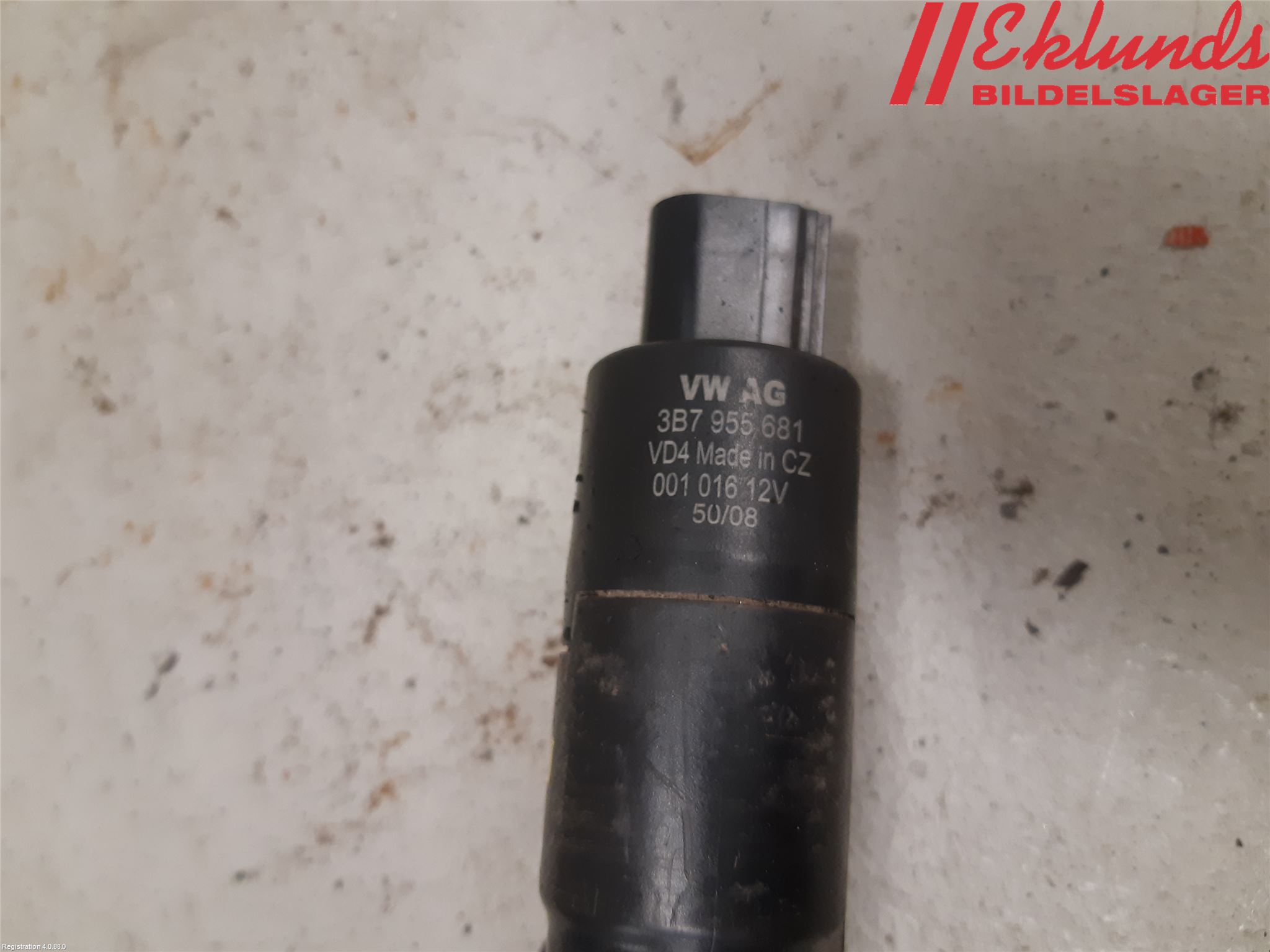 Volkswagen VW PASSAT 05-11 Spolarpump Vindruta