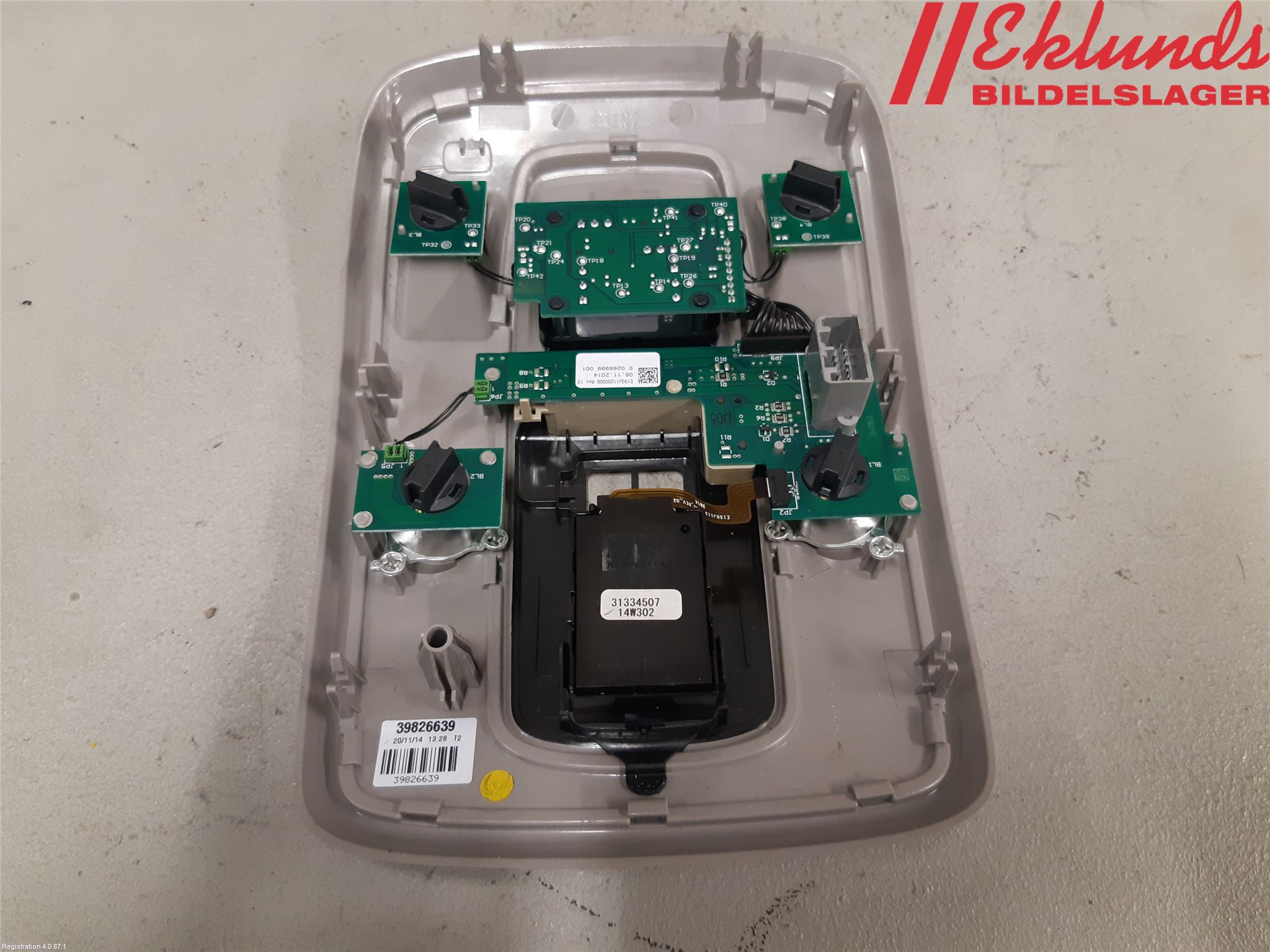 Volvo V70 14-16 Innerbelysning