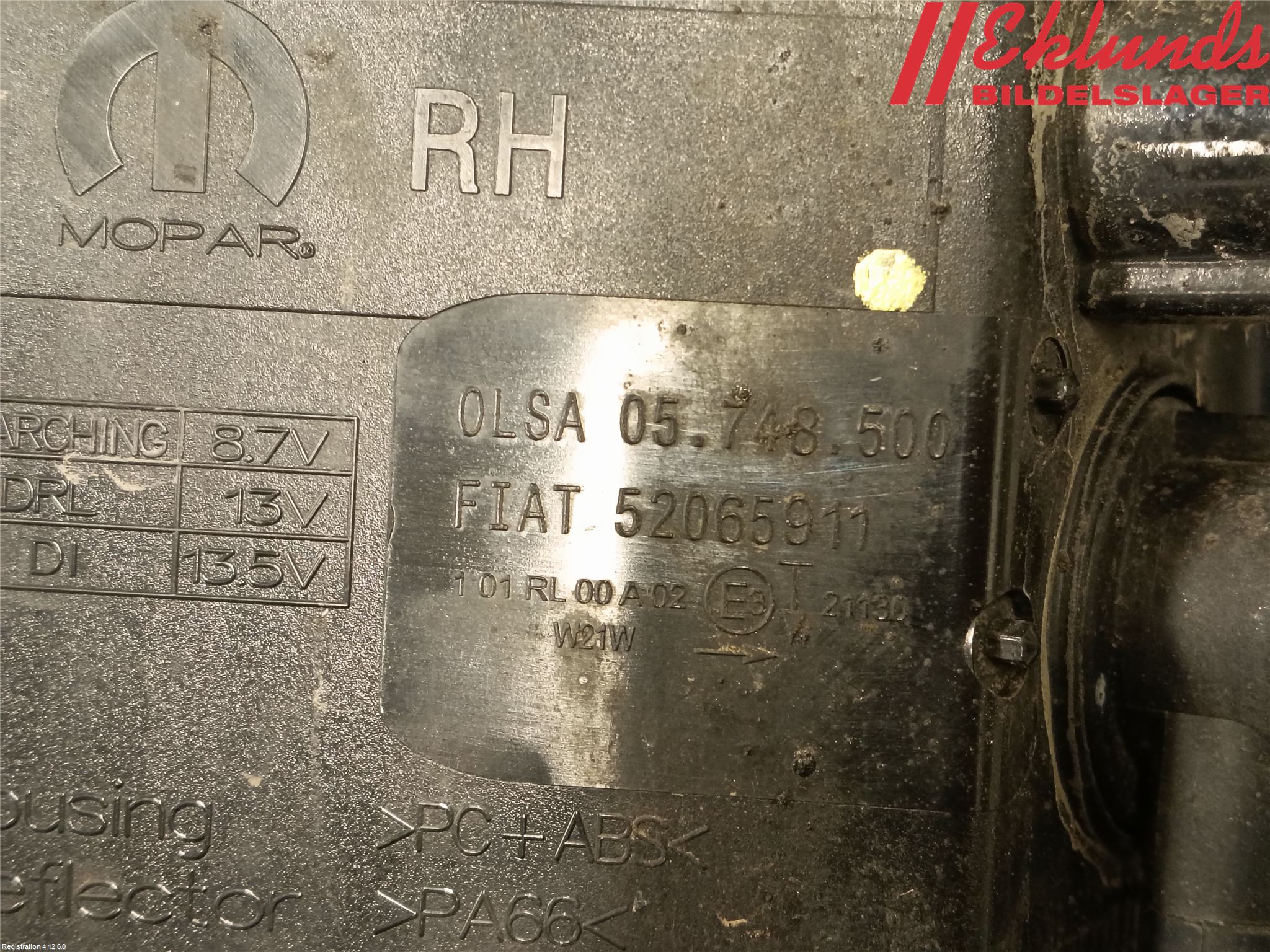 Fiat 500X 15- Blinkers Fram Höger