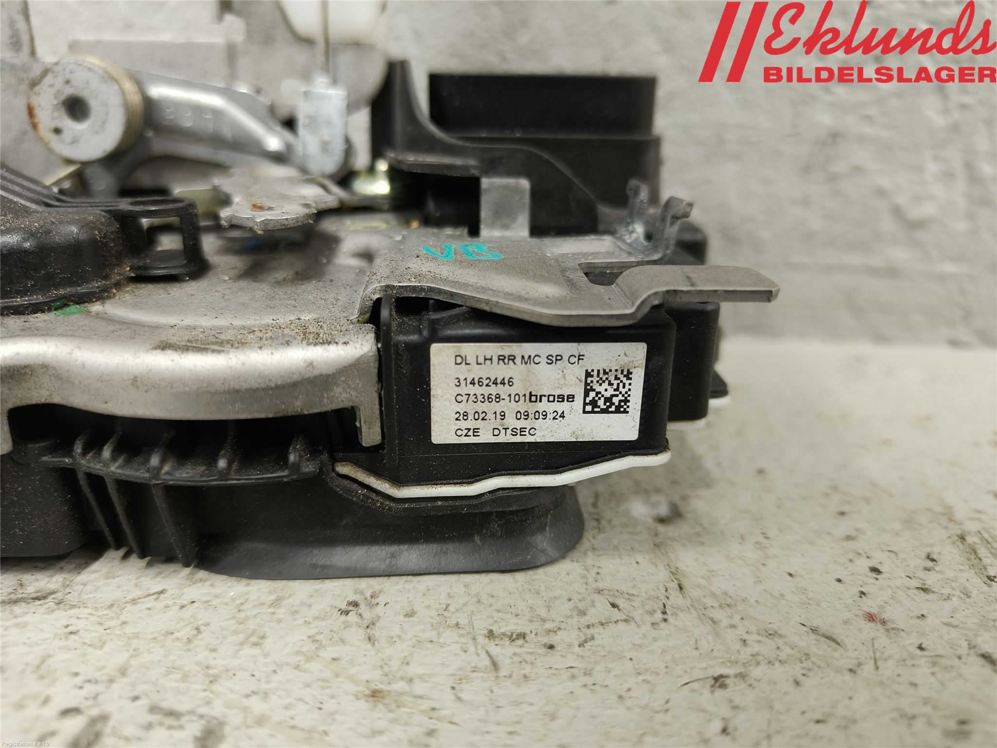 Volvo XC60 18- Låskista-Dörrlås