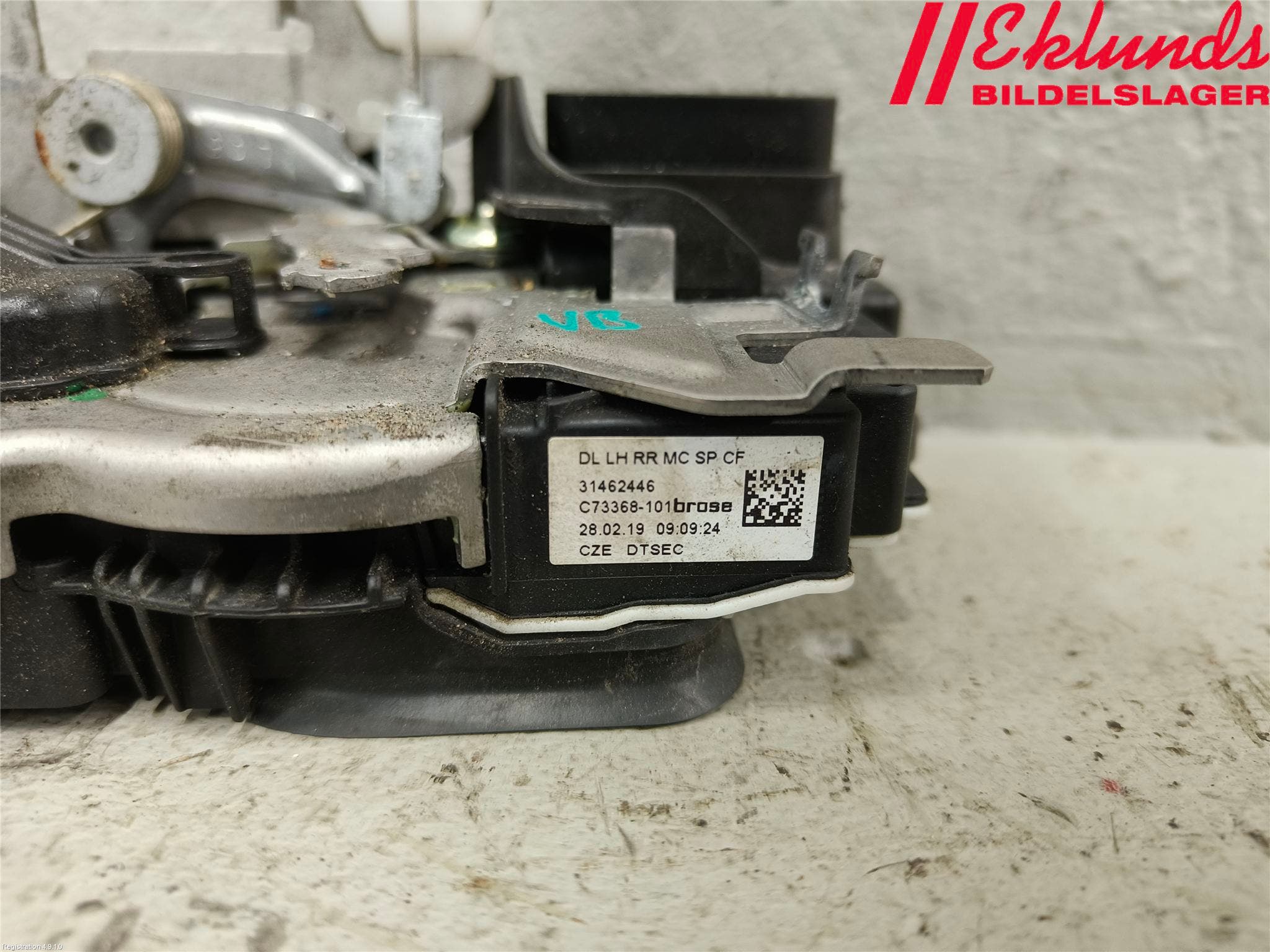 Volvo XC60 18- Låskista-Dörrlås