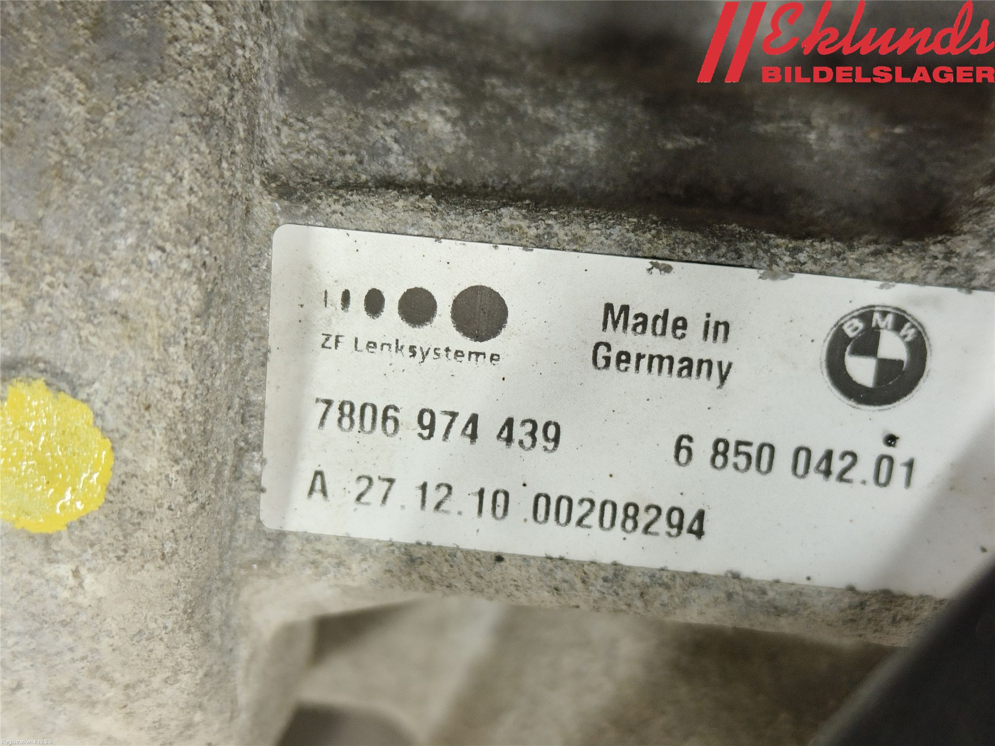 BMW 5 F10/F11/F18 09-17 Styrväxel-Snäcka Elektrisk
