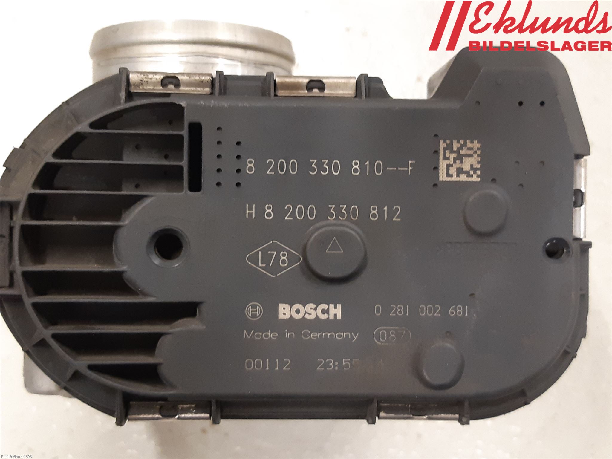 Renault TRAFIC   02-14 Injspjällhus