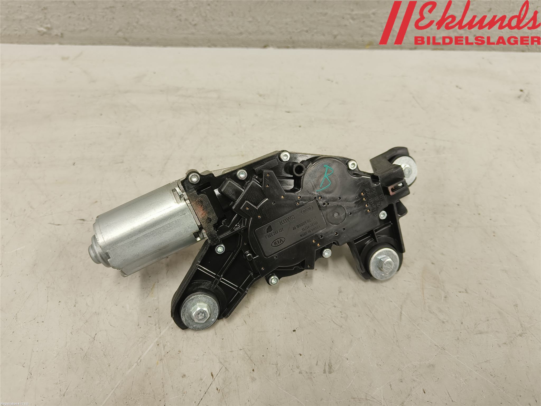 Kia CEED 12-18 Torkarmotor Baklucka