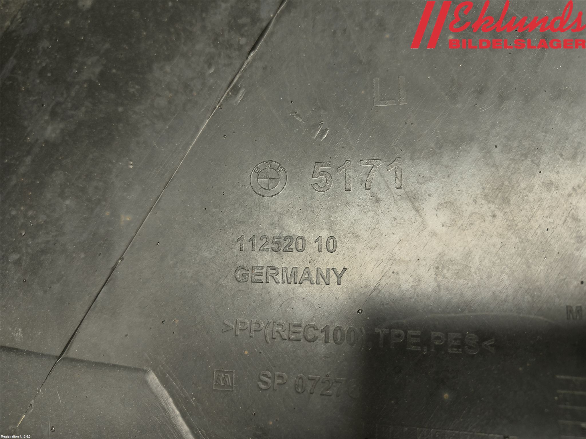 BMW X1 F48 15-22 Skärm Inner