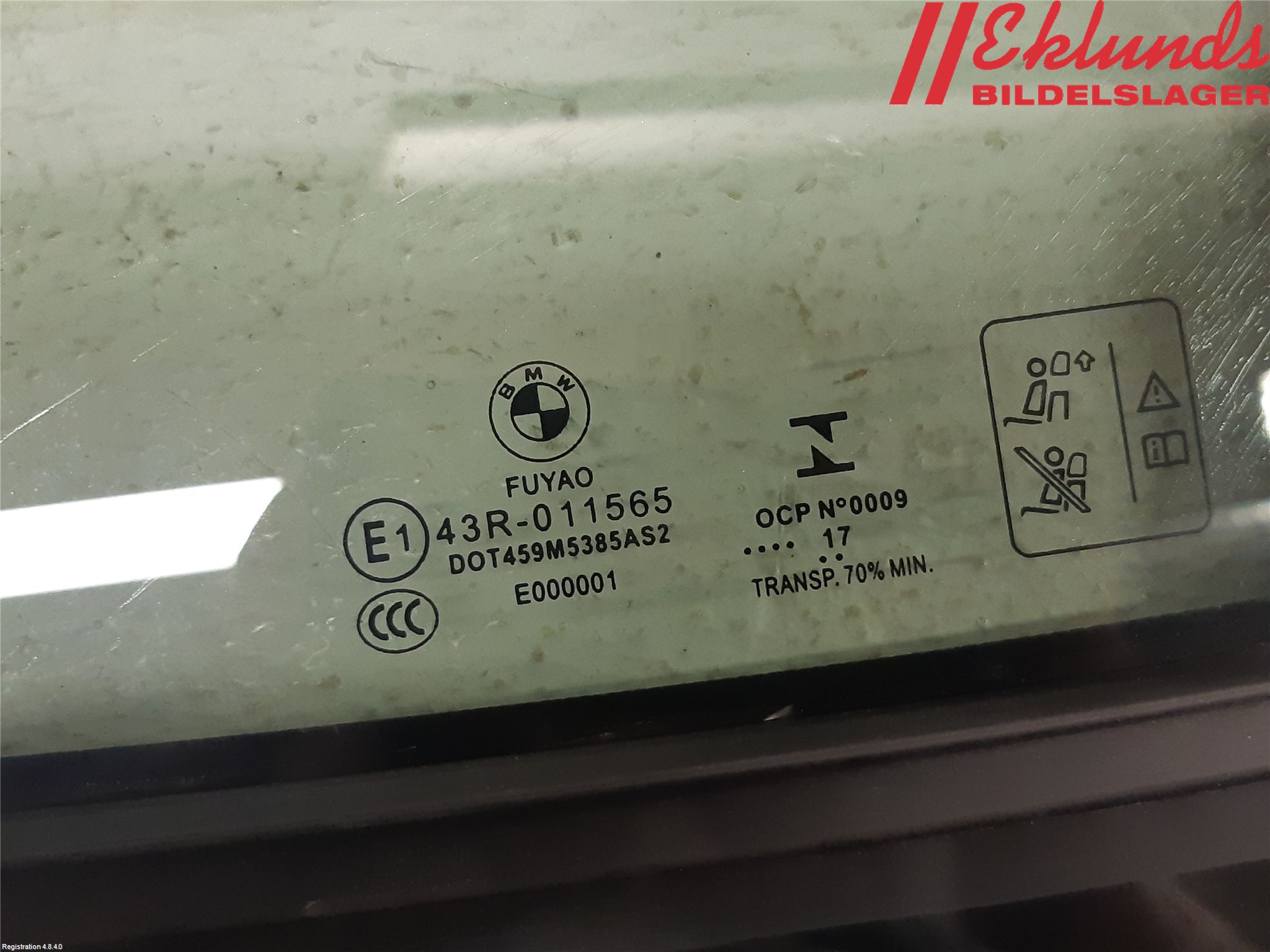 BMW X3 G01 18- Dörruta Bak Lilla Vä