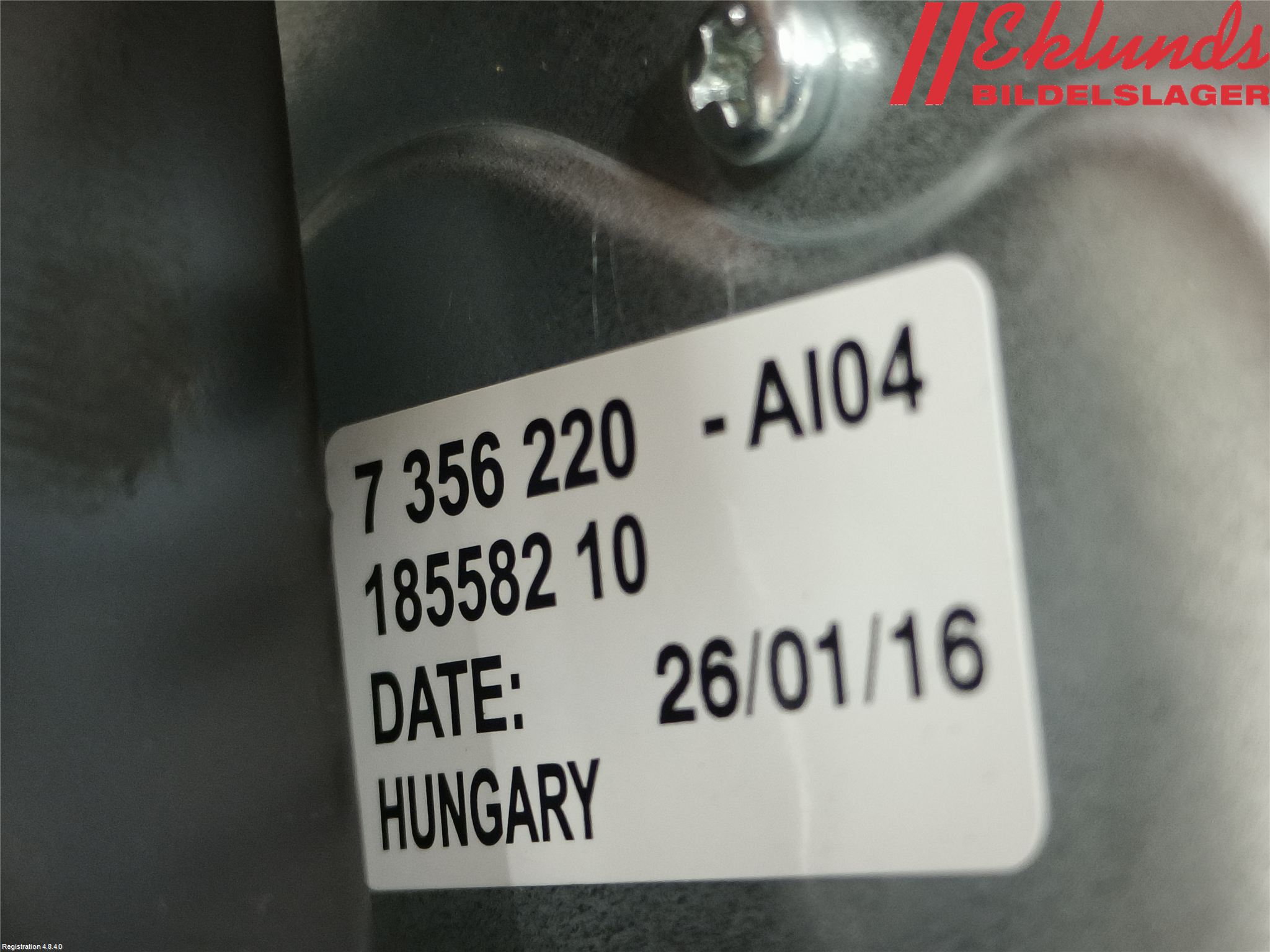 BMW X1 F48 15-22 Torkarmotor Baklucka