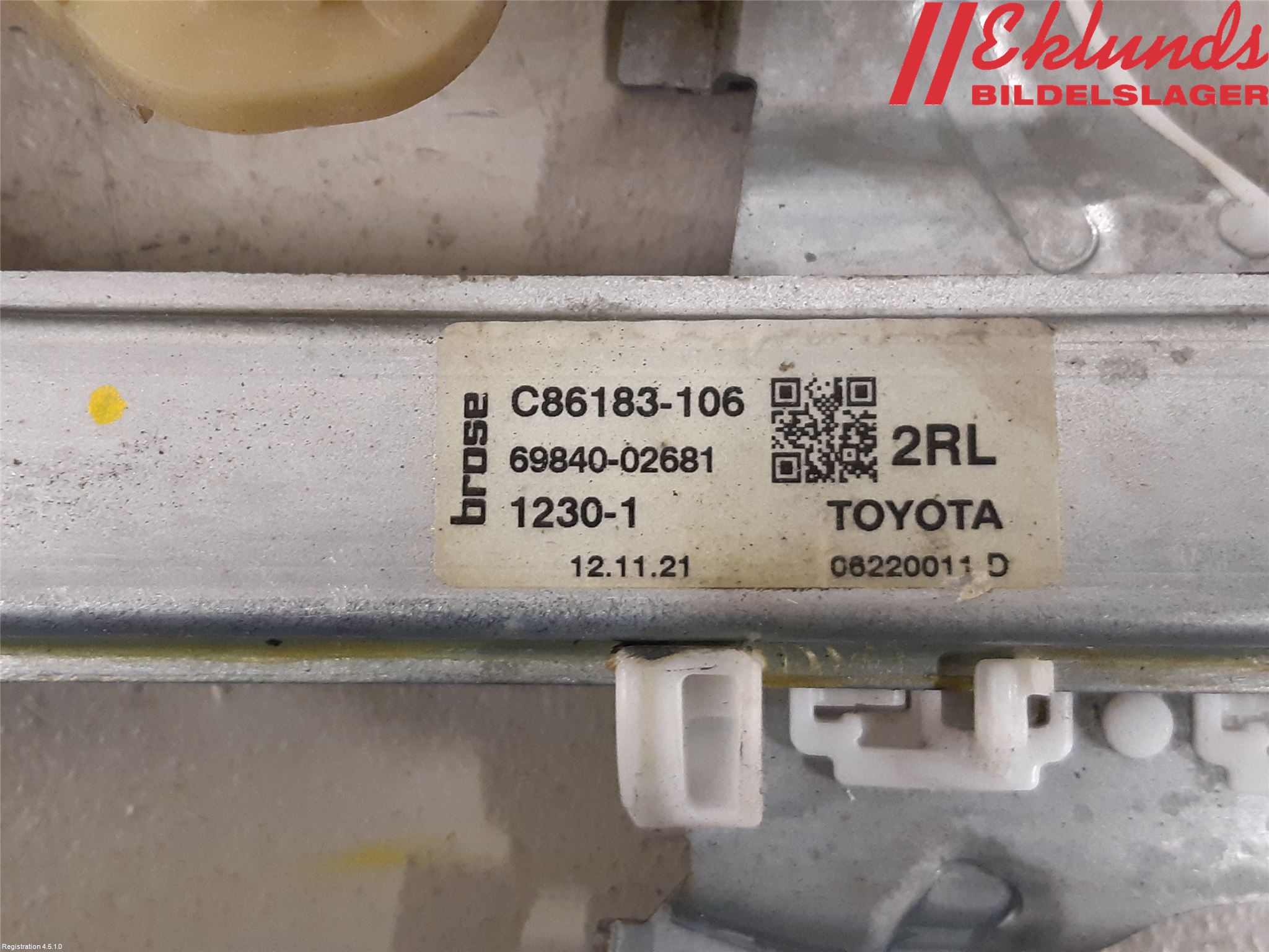 Toyota COROLLA 19- Fönsterhiss El Kompl