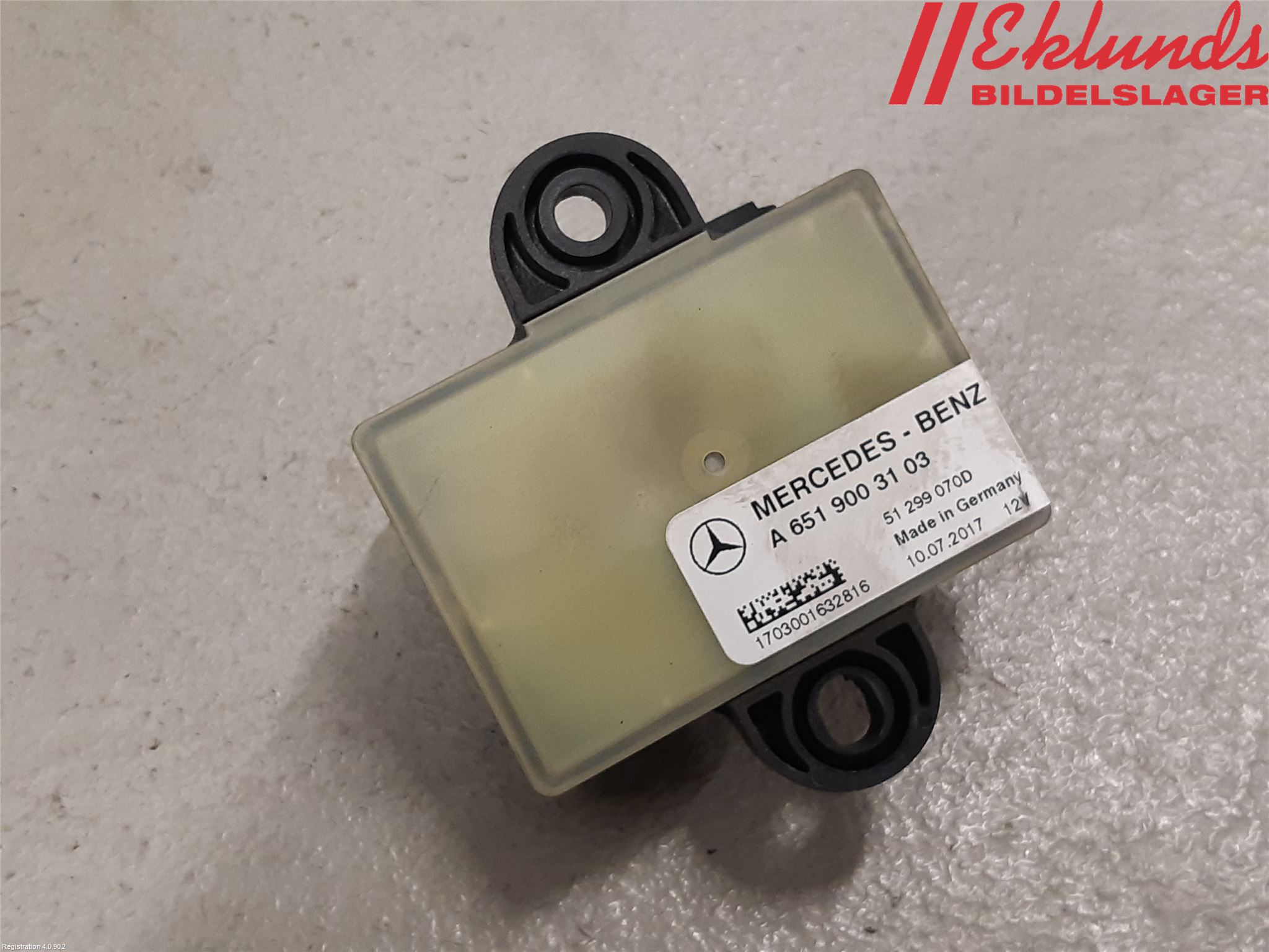 Mercedes-Benz MB CLA-KLASS (C117/X117) 13-19 Relä Glödning Diesel