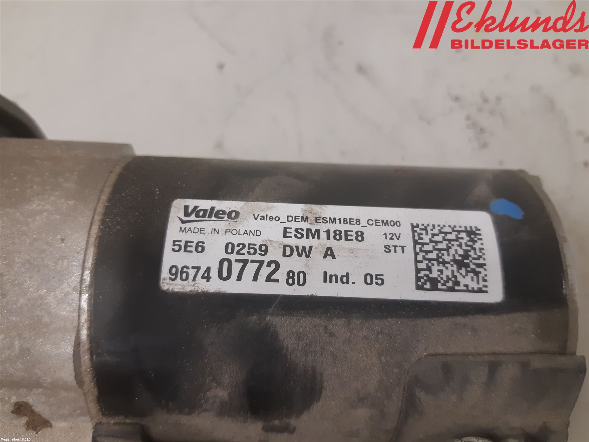 Peugeot 2008 13-20 Startmotor