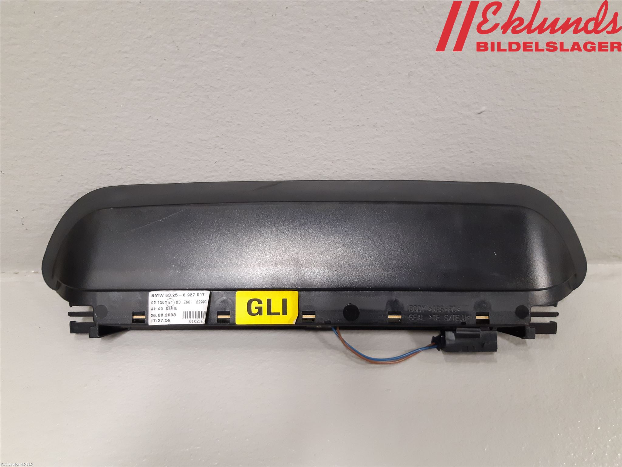 BMW 5 E60/61 Sed/Tou 02-10 Bromsljus Bakruta
