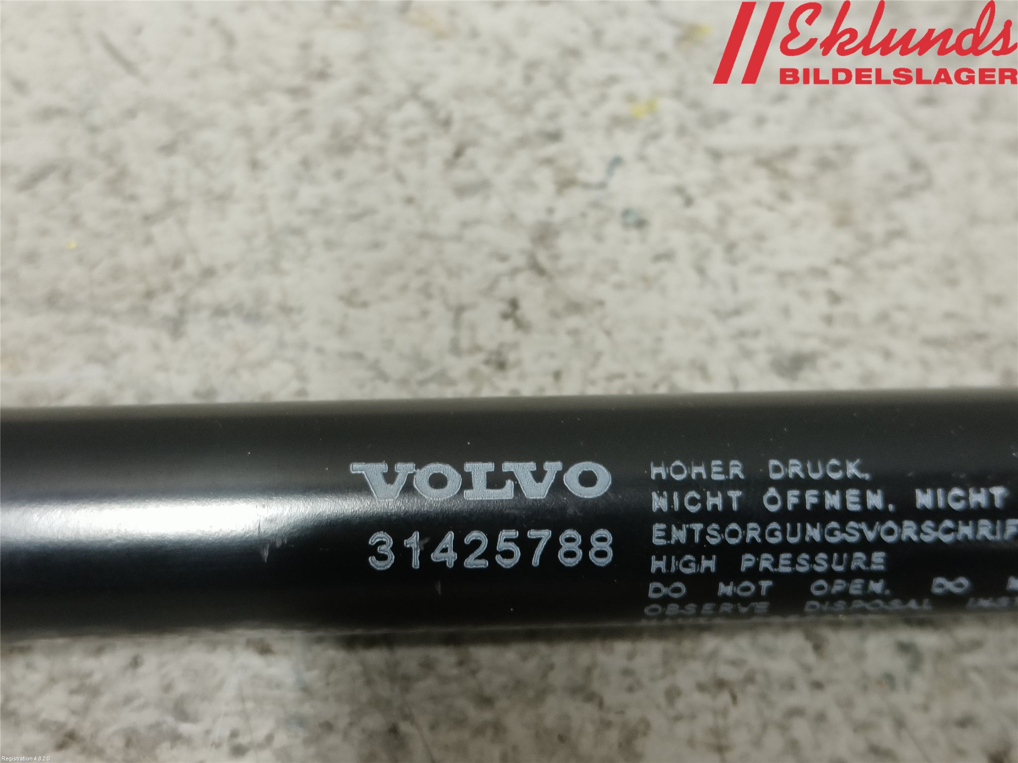 Volvo XC90/RECHARGE 16- Gasfjäder Motorhuv