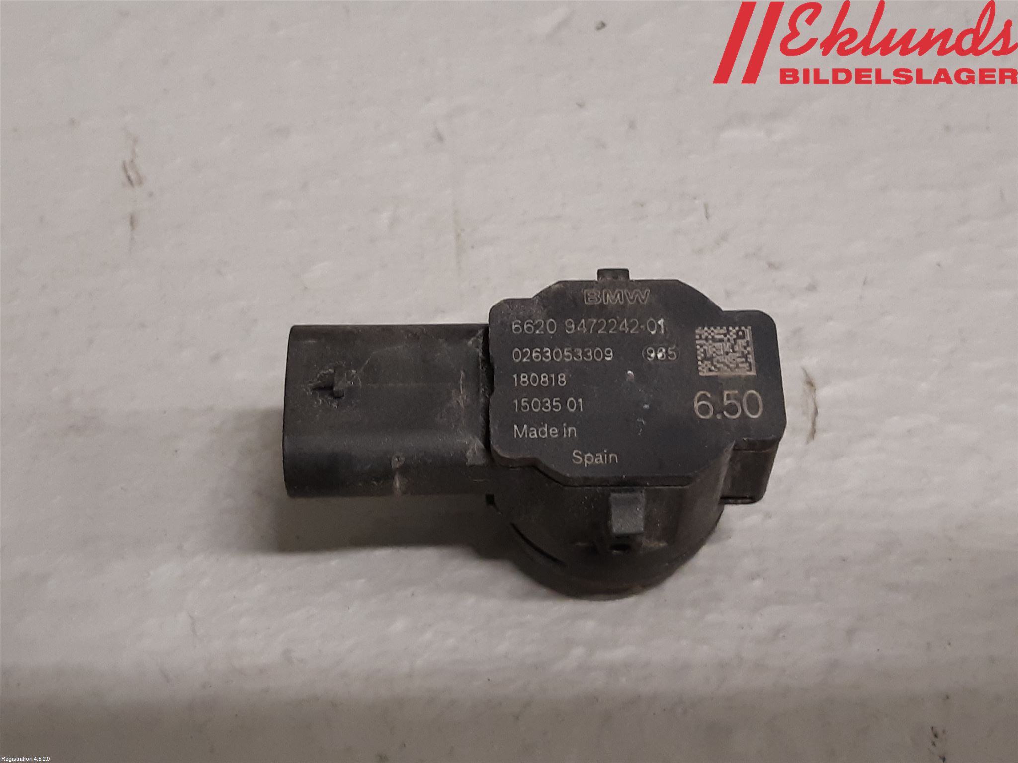 BMW 3 G20/G21/G80/G81 19- Parkeringshjälp Backsensor