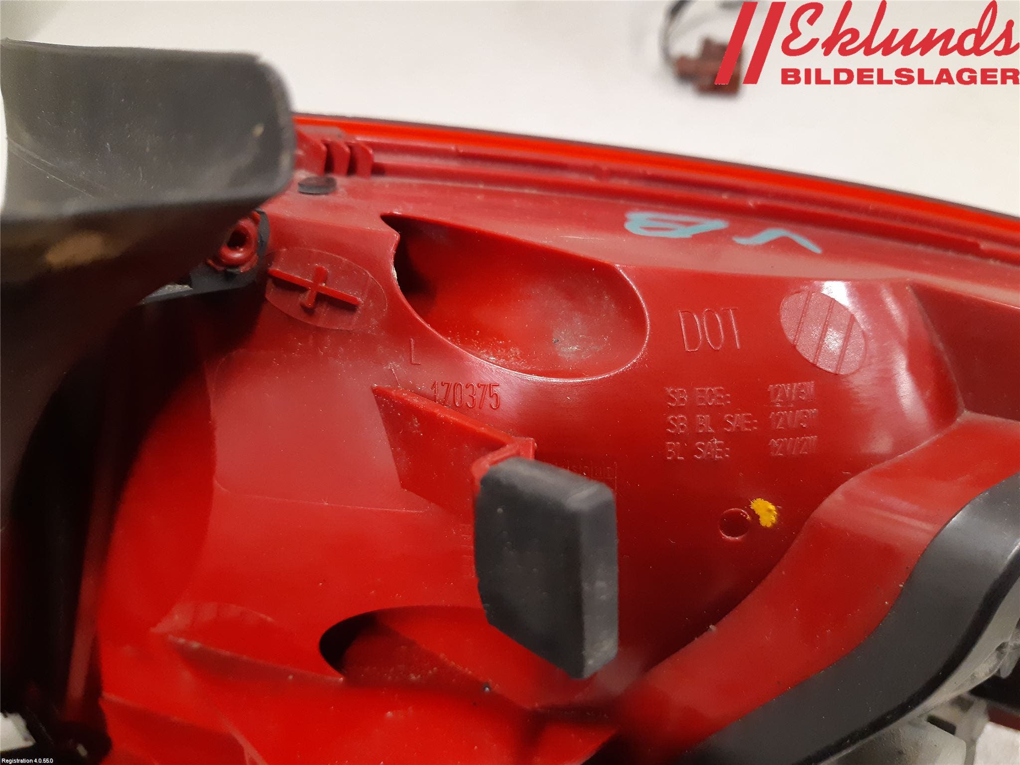 Audi A4/S4 08-11 Bakljus Vänster