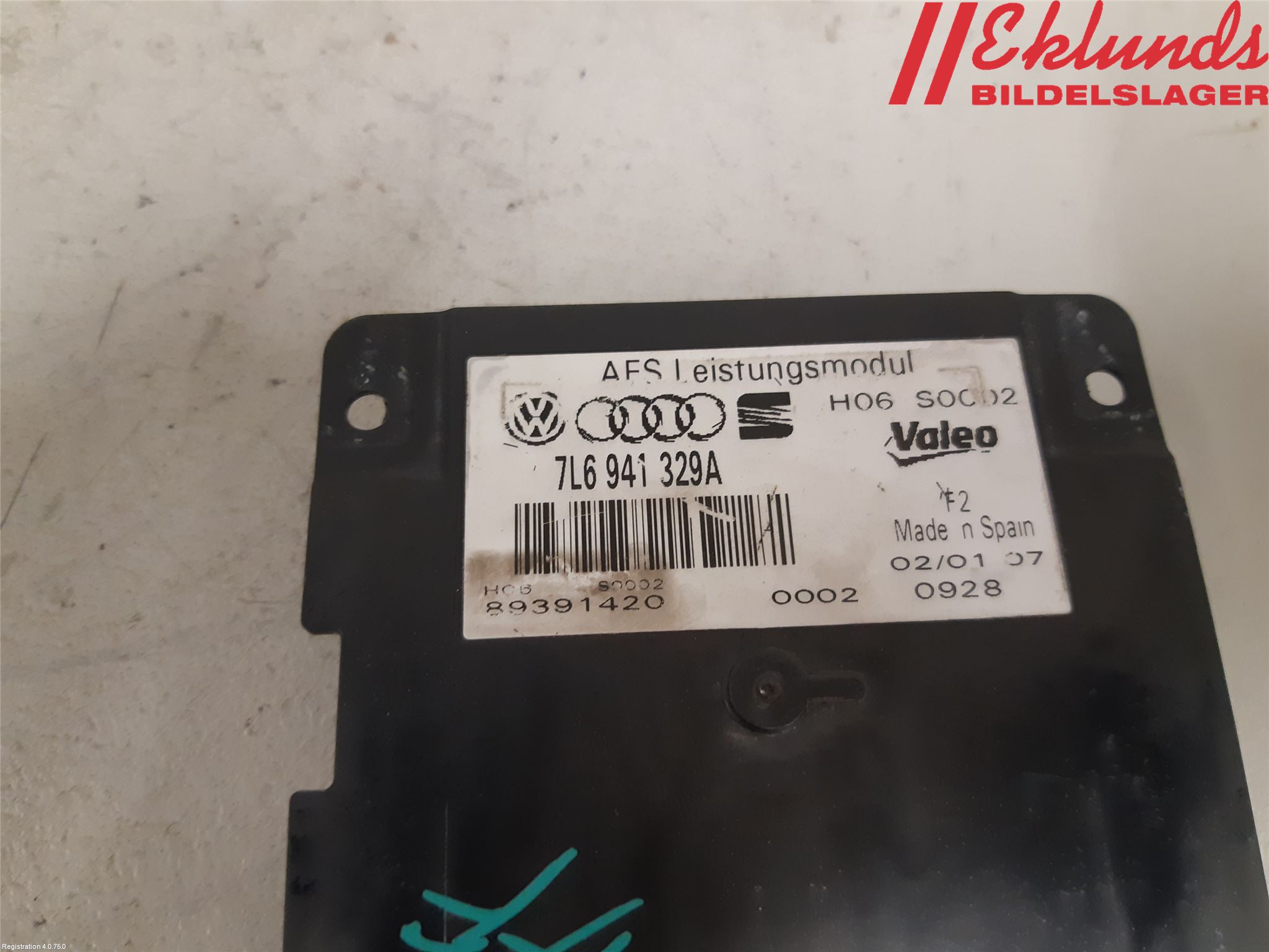 Seat LEON 06-12 Styrenhet Strålkastare