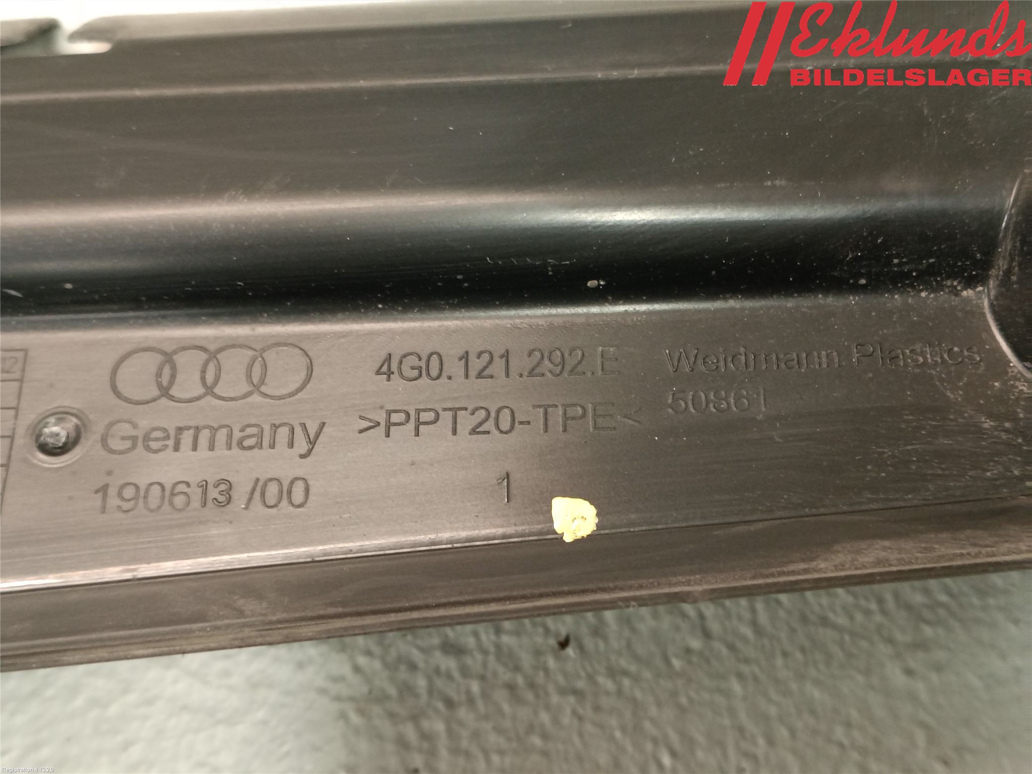 Audi A6 ALLROAD 12-18 Deflektor Plåt-Plast Kylning